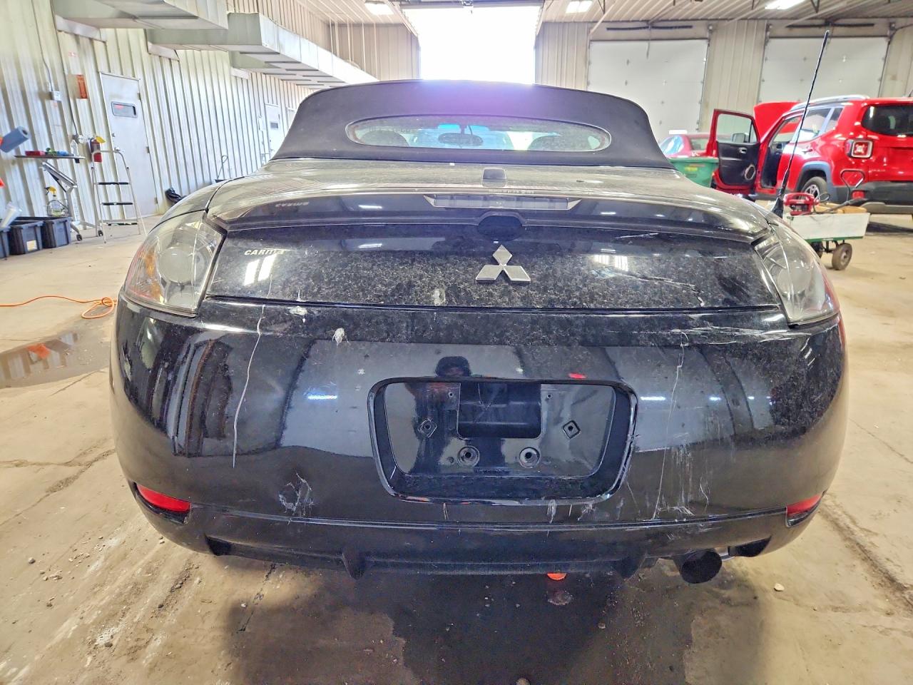 2008 Mitsubishi Eclipse Black vin: 4A3AL25F48E036905