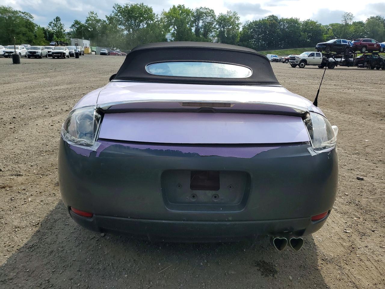2007 Mitsubishi Eclipse Spyder Gs Purple vin: 4A3AL25F57E028780