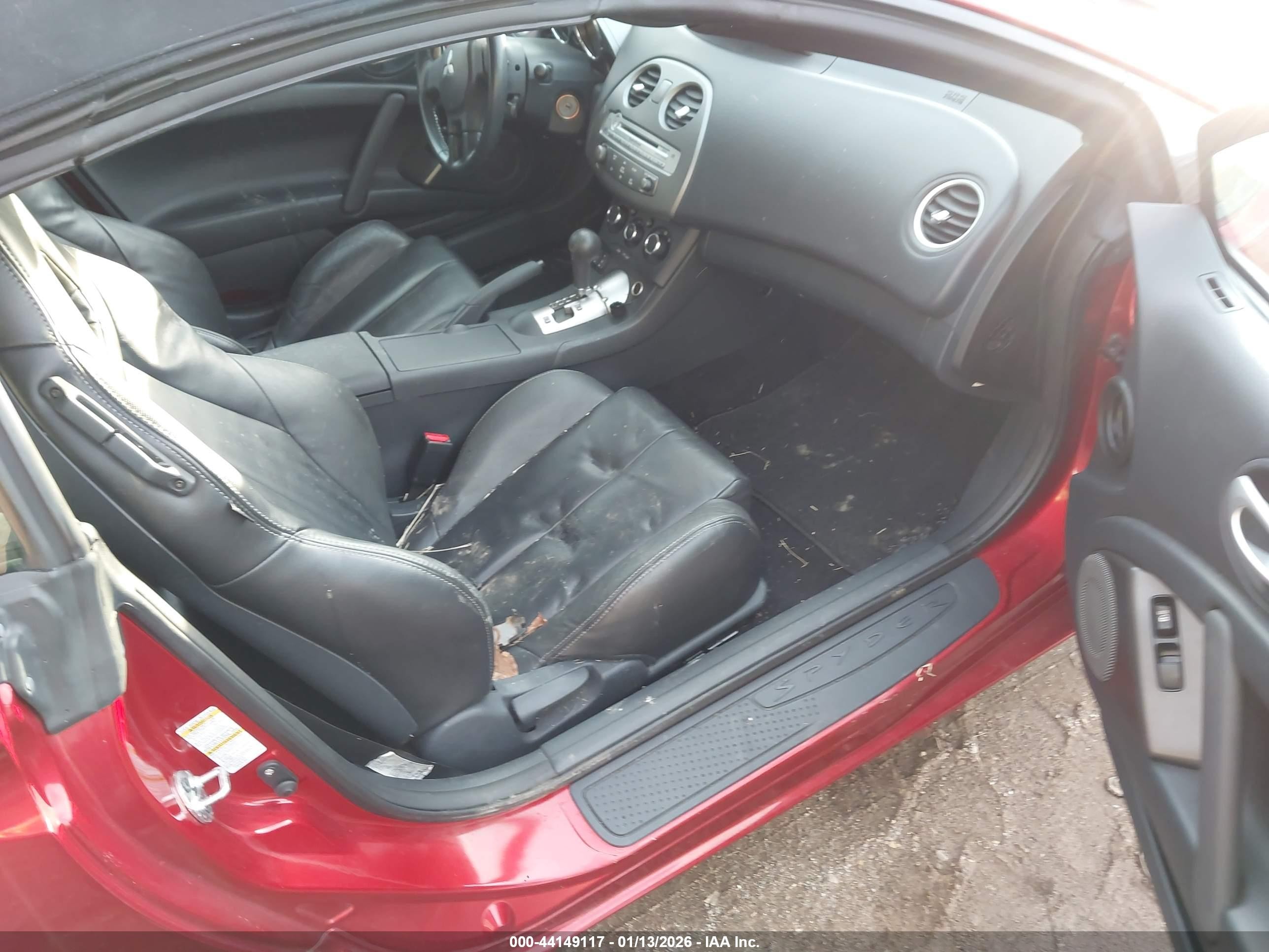 2008 Mitsubishi Eclipse Spyder Gs Red vin: 4A3AL25F58E006179