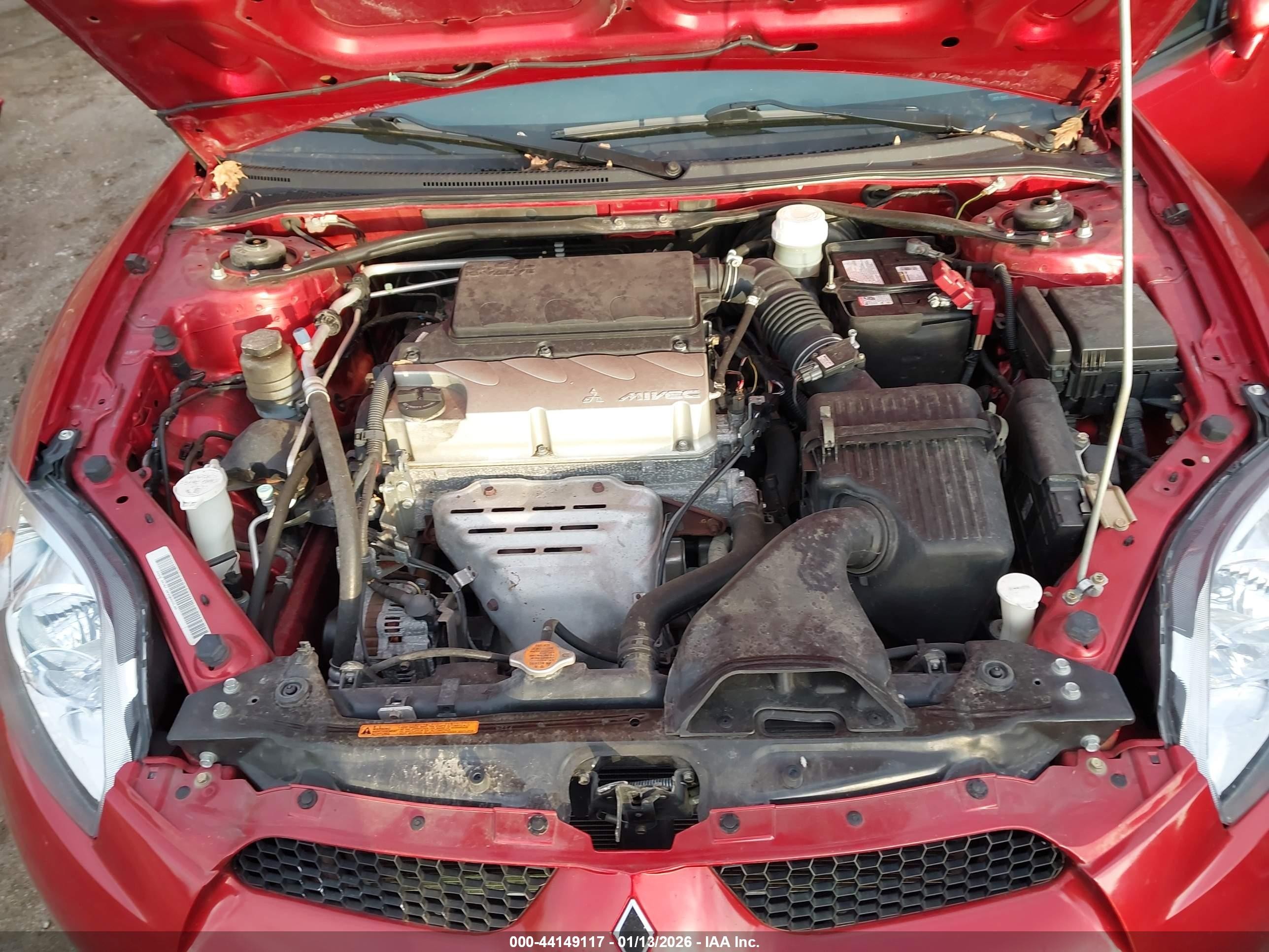 2008 Mitsubishi Eclipse Spyder Gs Red vin: 4A3AL25F58E006179