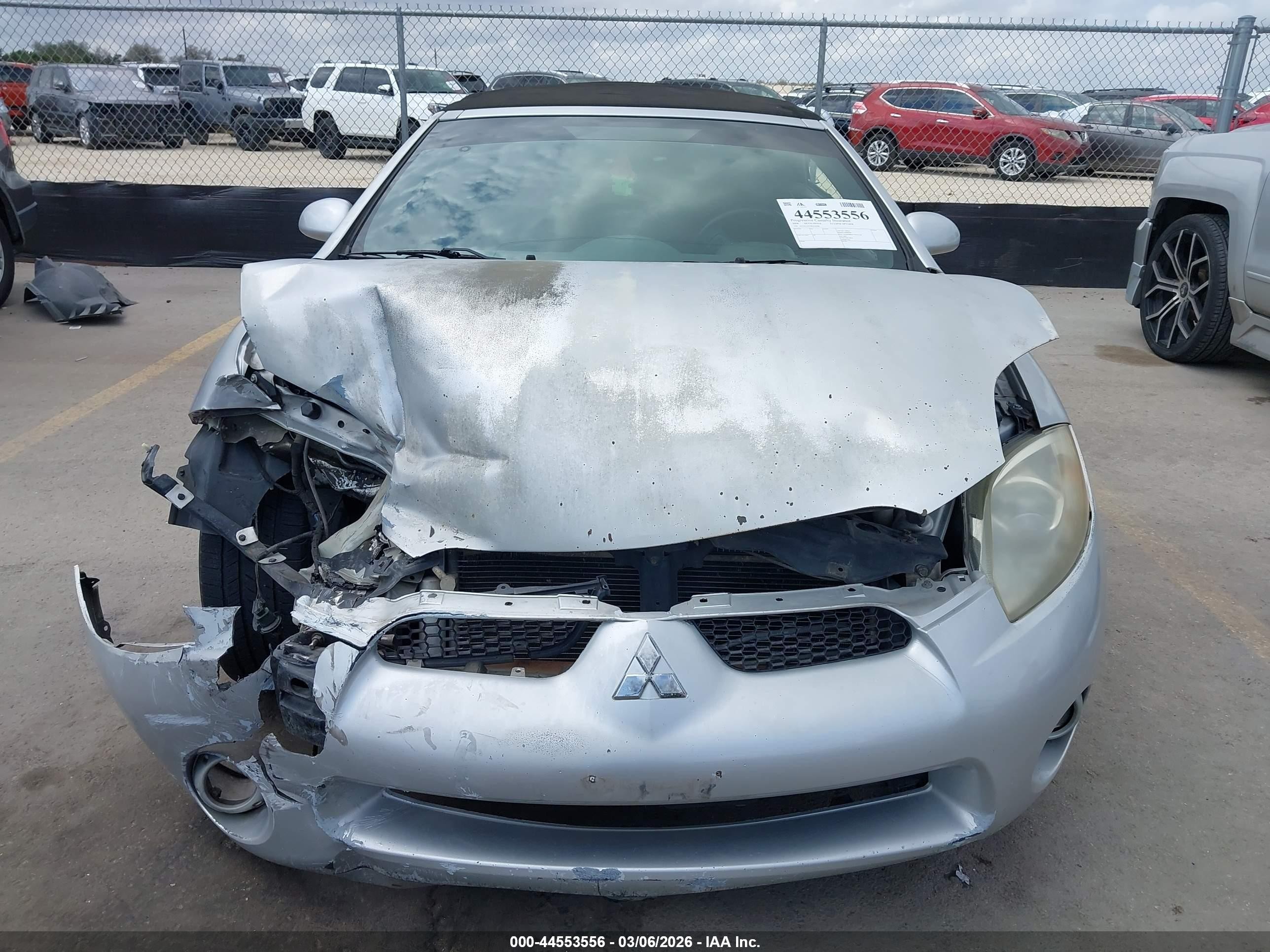 2008 Mitsubishi Eclipse Spyder Gs Silver vin: 4A3AL25F58E038906