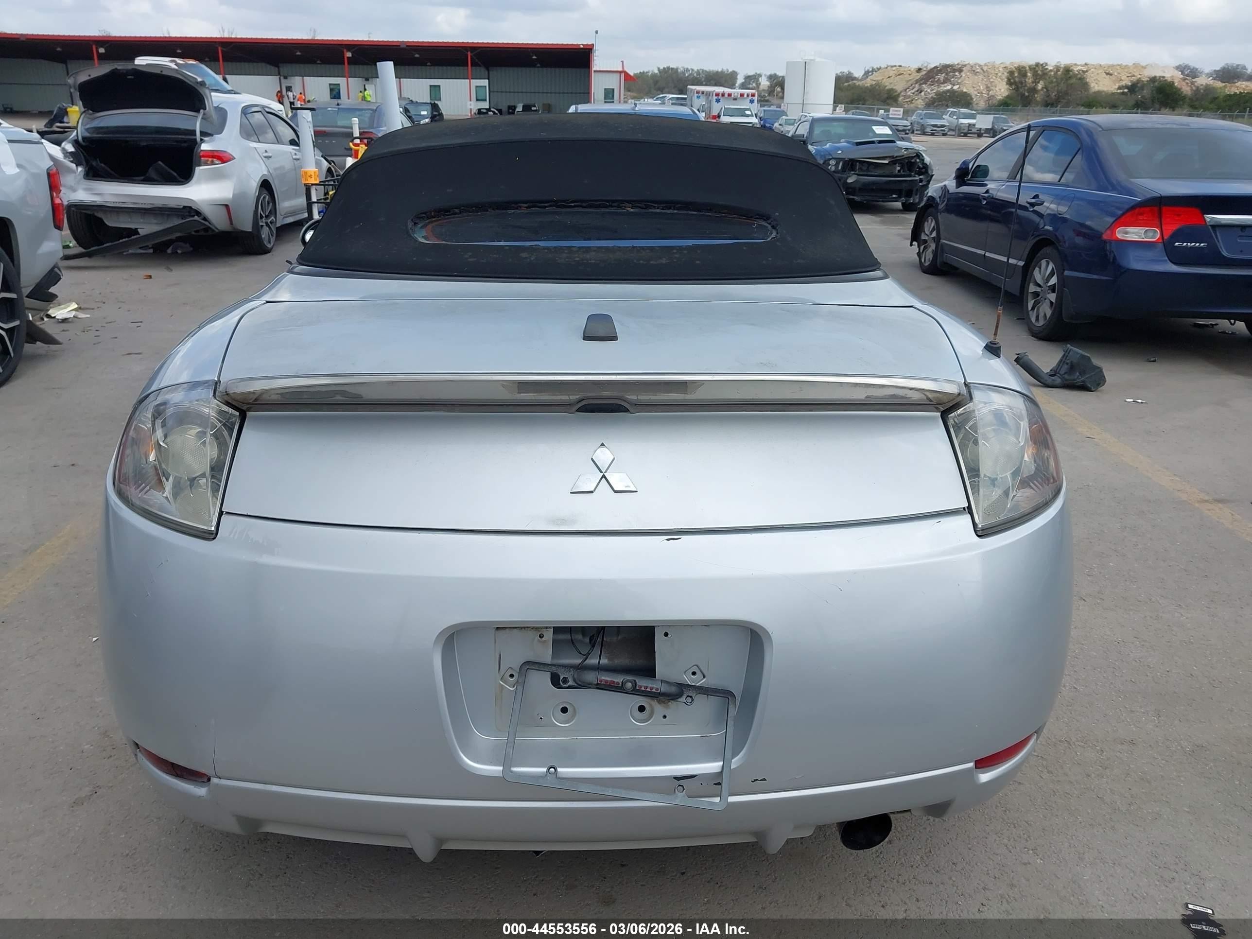 2008 Mitsubishi Eclipse Spyder Gs Silver vin: 4A3AL25F58E038906