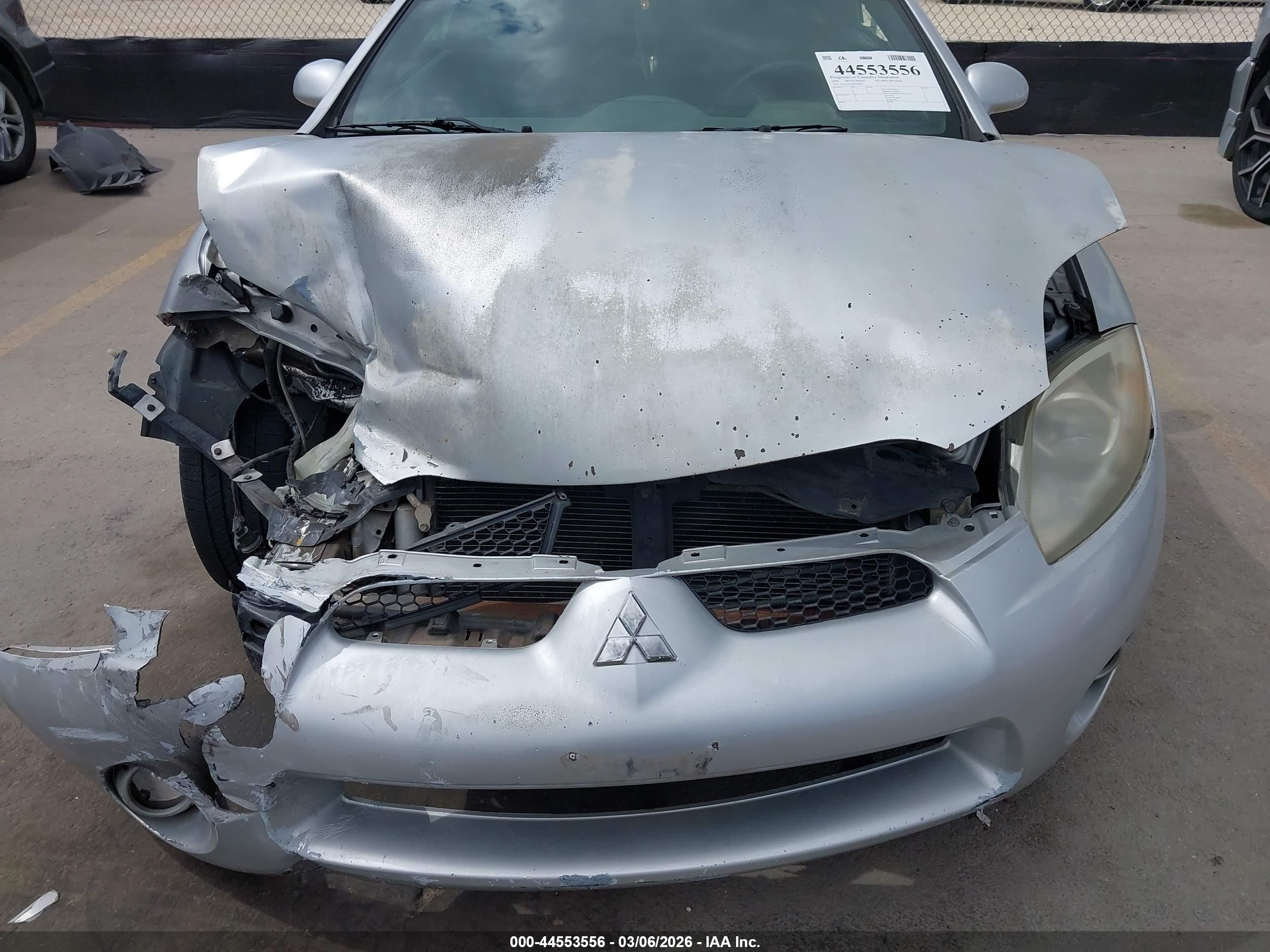 2008 Mitsubishi Eclipse Spyder Gs Silver vin: 4A3AL25F58E038906