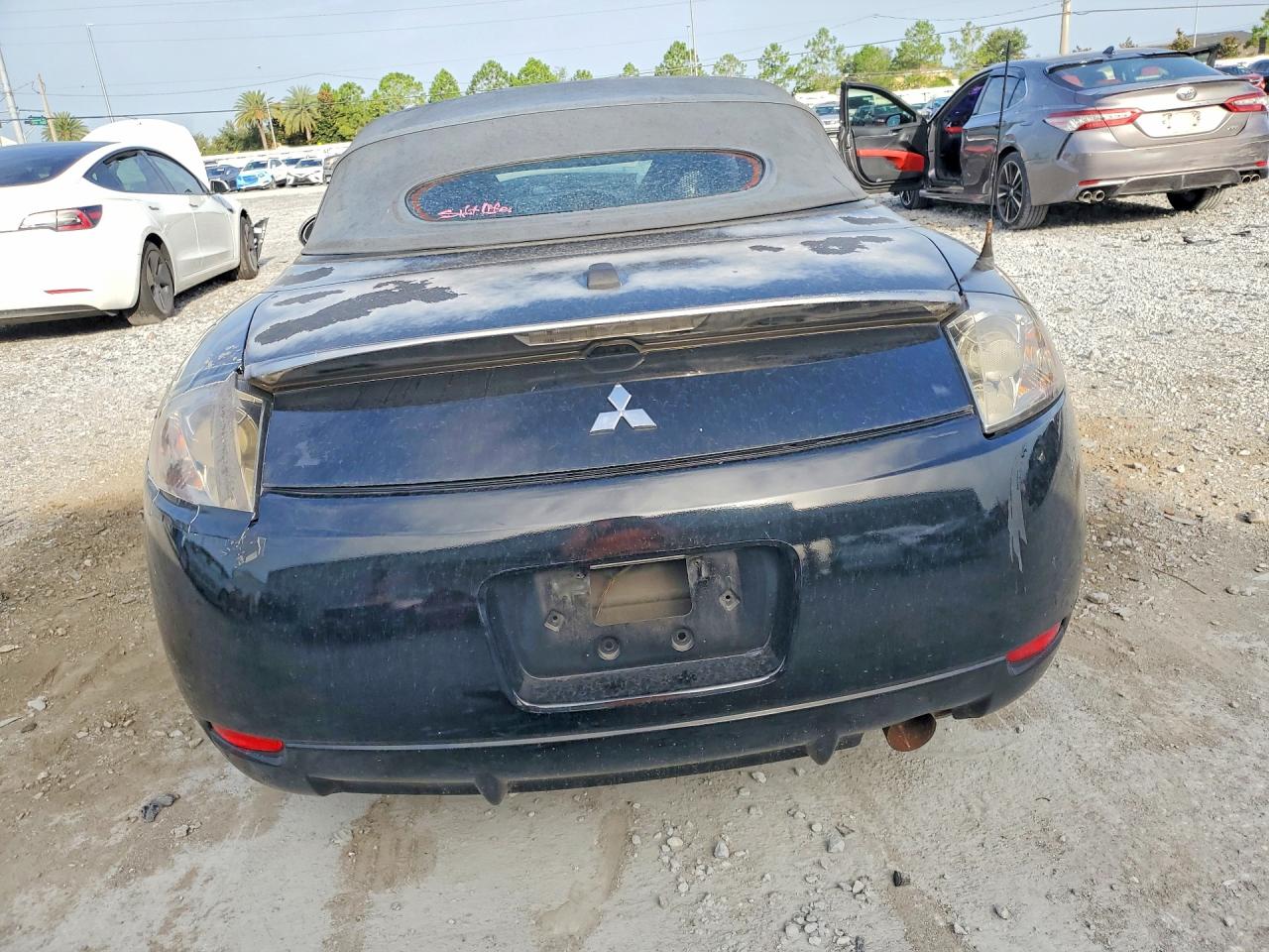 2008 Mitsubishi Eclipse Spyder Gs Черный vin: 4A3AL25F68E037960