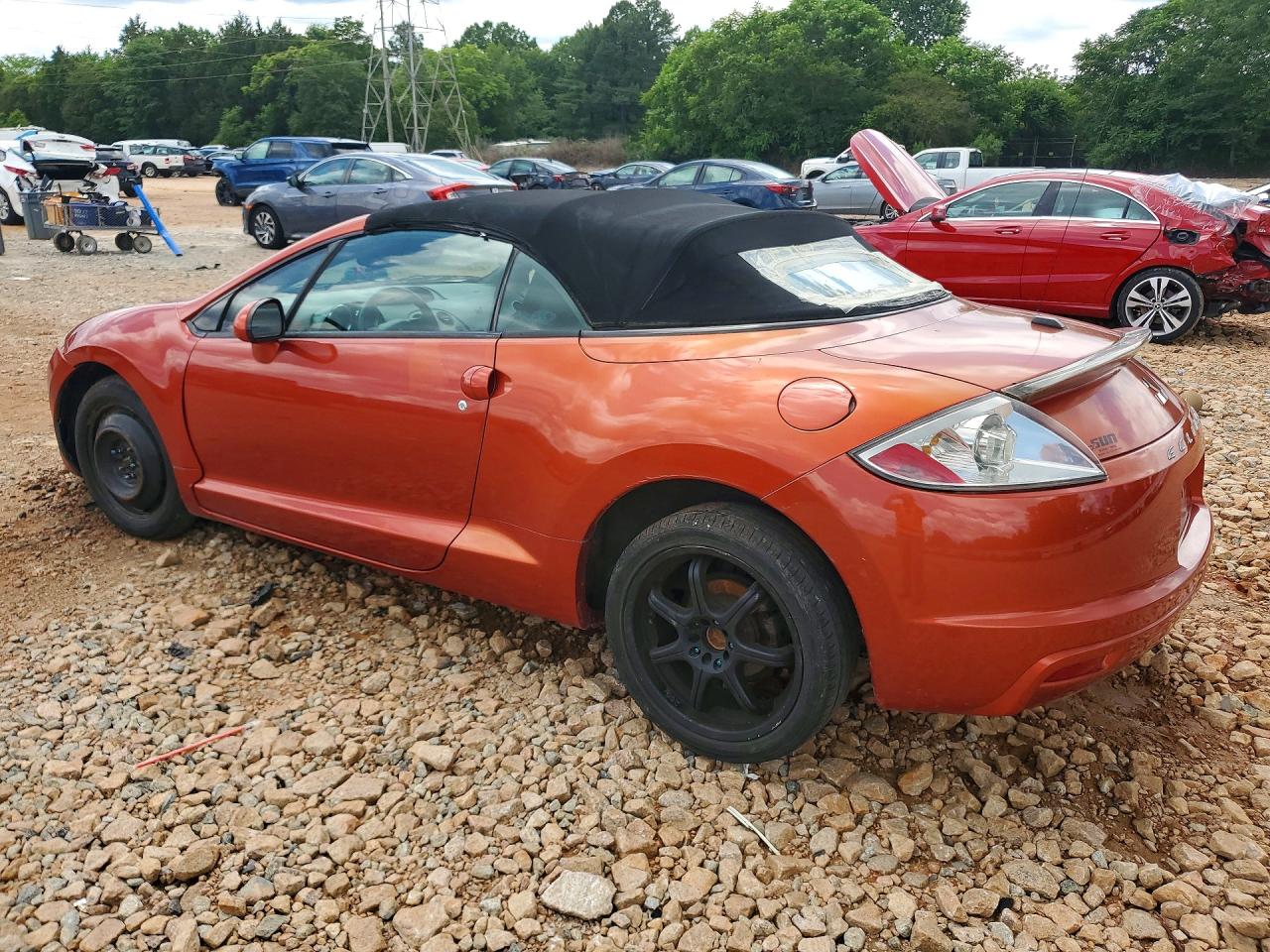 2009 Mitsubishi Eclipse Spyder Gs Orange vin: 4A3AL25F69E040133