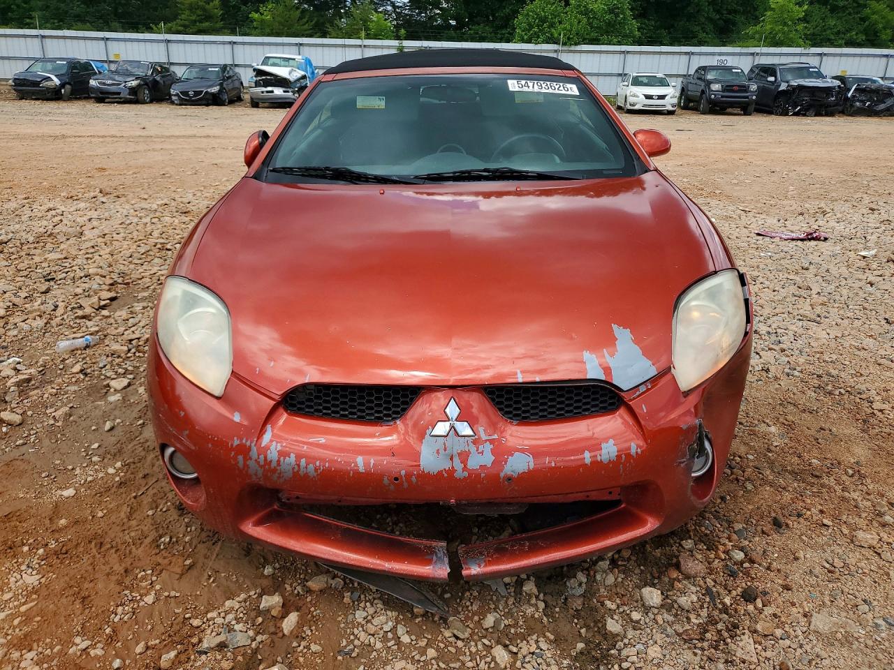 2009 Mitsubishi Eclipse Spyder Gs Orange vin: 4A3AL25F69E040133