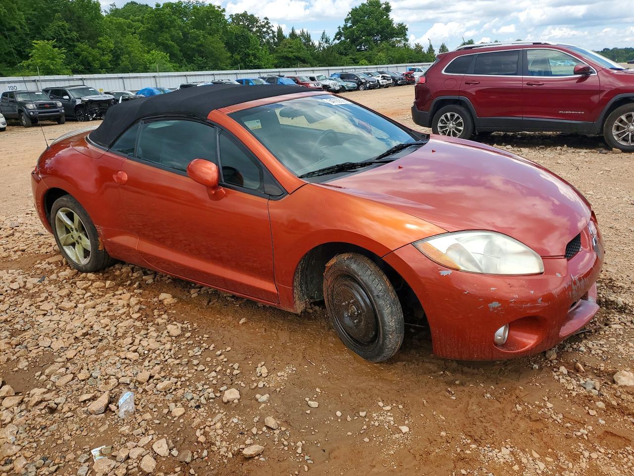 2009 Mitsubishi Eclipse Spyder Gs Orange vin: 4A3AL25F69E040133