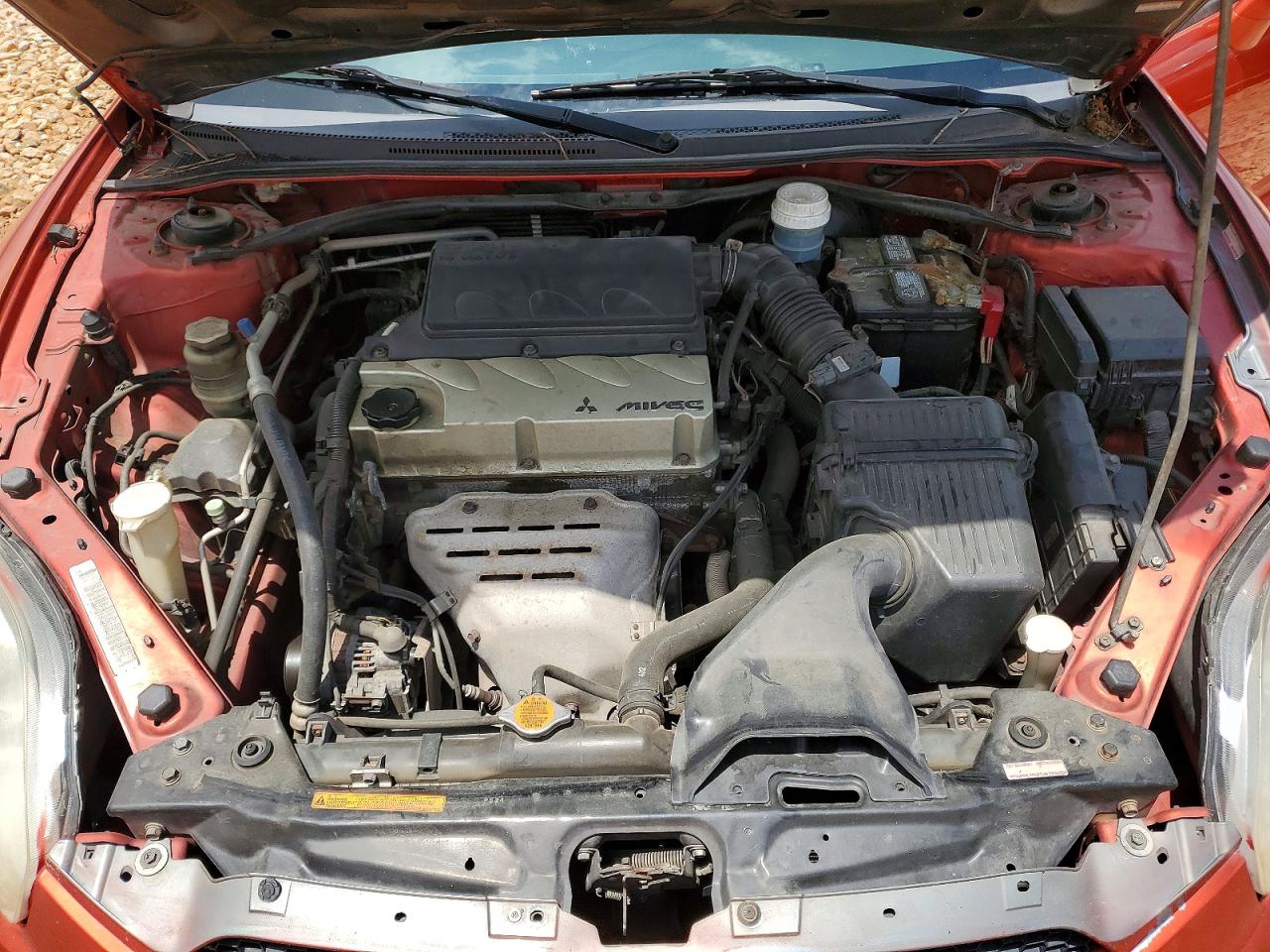 2009 Mitsubishi Eclipse Spyder Gs Orange vin: 4A3AL25F69E040133
