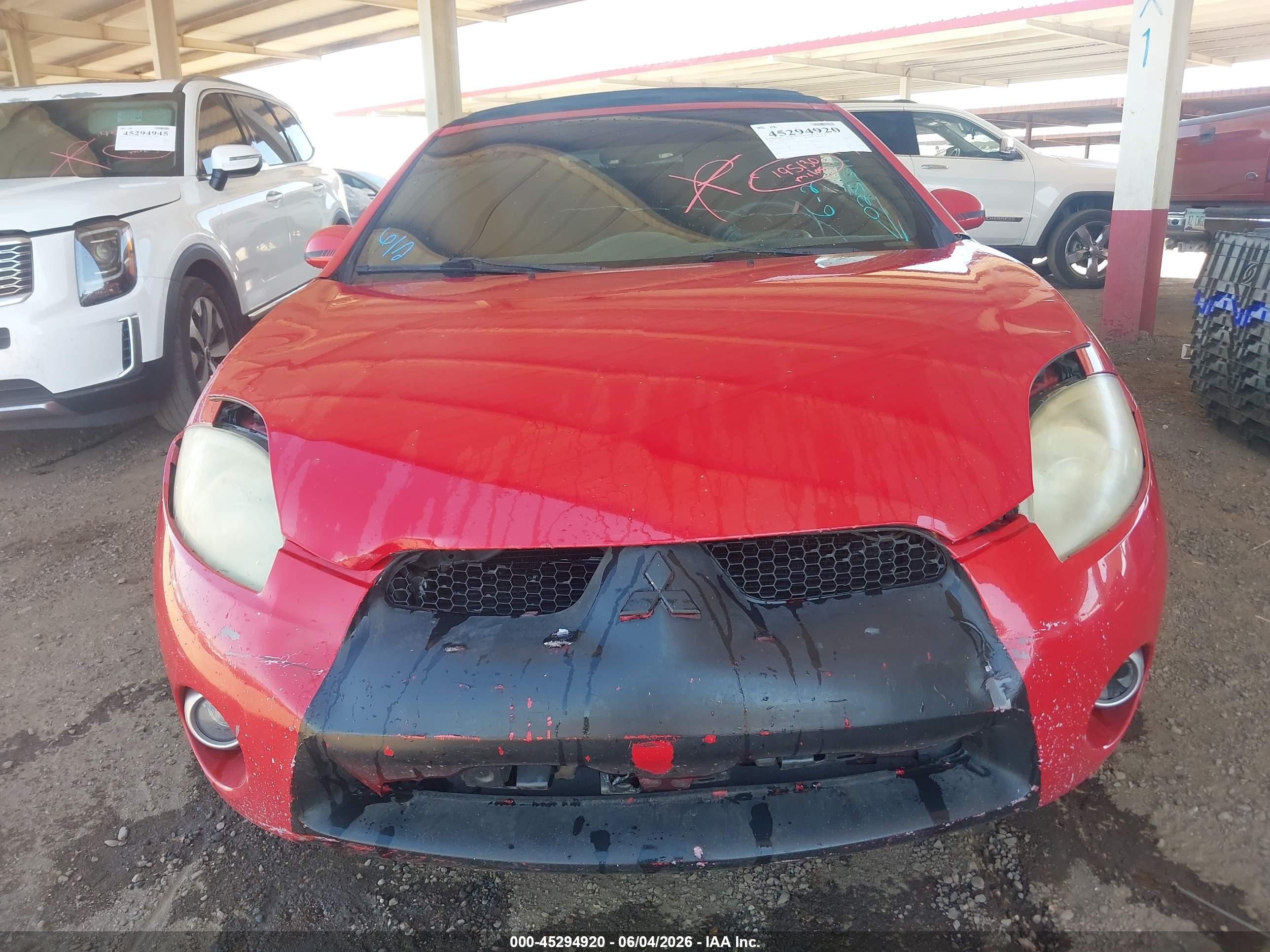 2007 Mitsubishi Eclipse Spyder Gs Red vin: 4A3AL25F77E025511