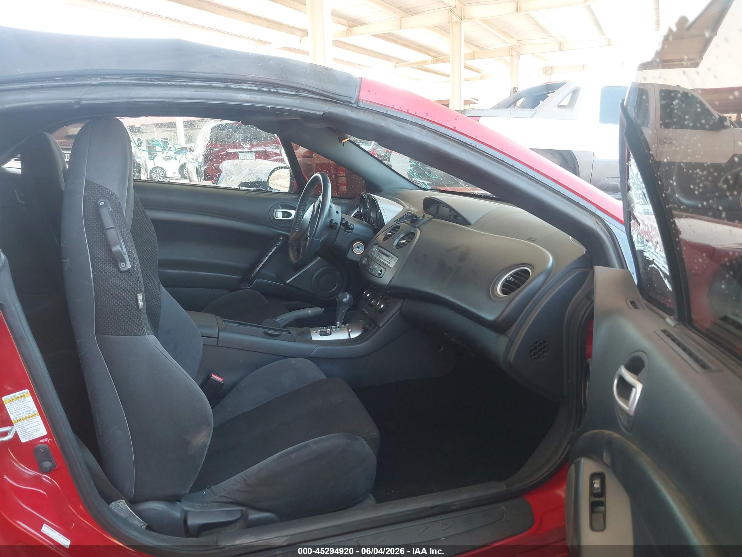 2007 Mitsubishi Eclipse Spyder Gs Red vin: 4A3AL25F77E025511