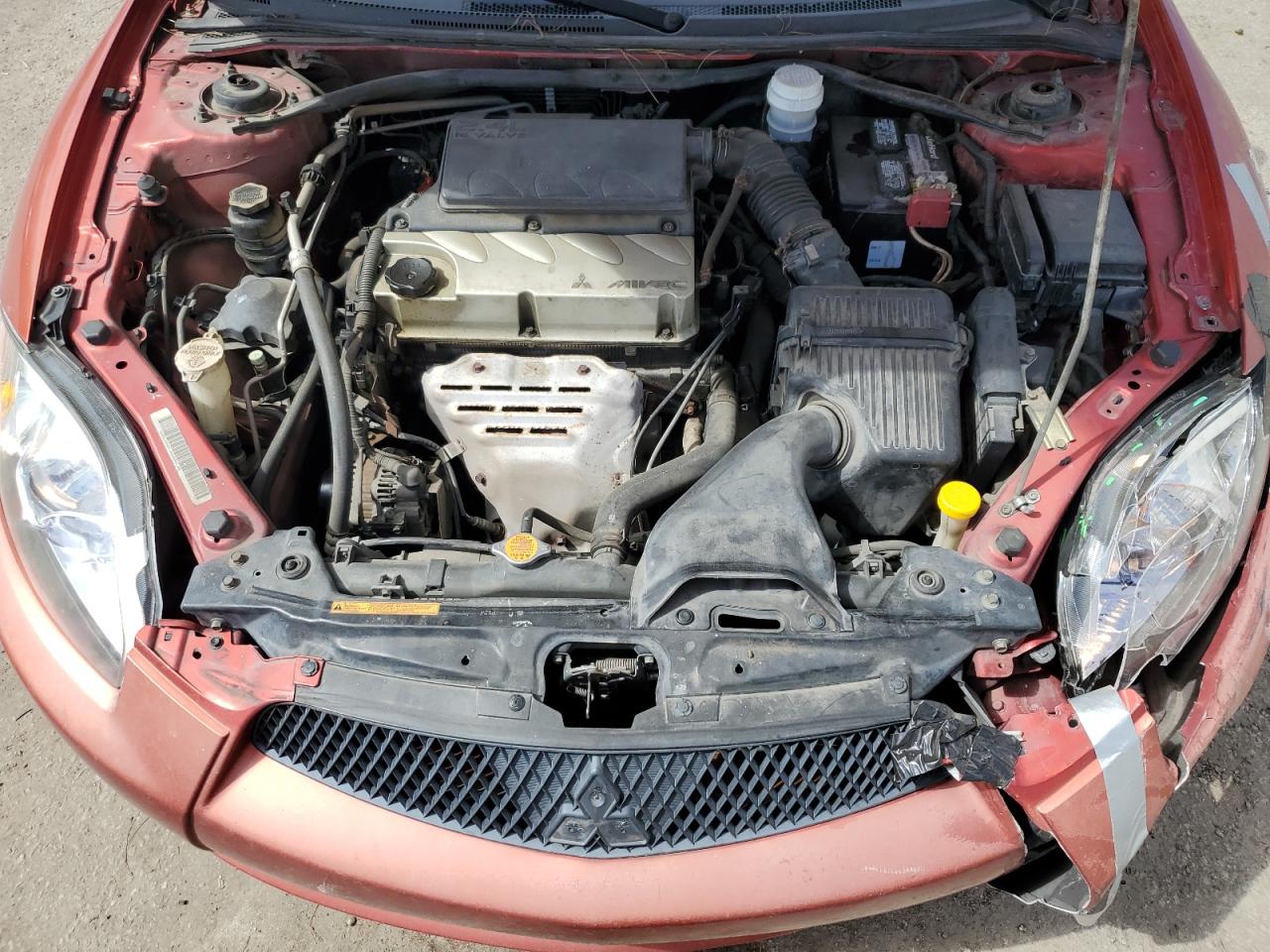 2009 Mitsubishi Eclipse Spyder Gs Red vin: 4A3AL25FX9E011069