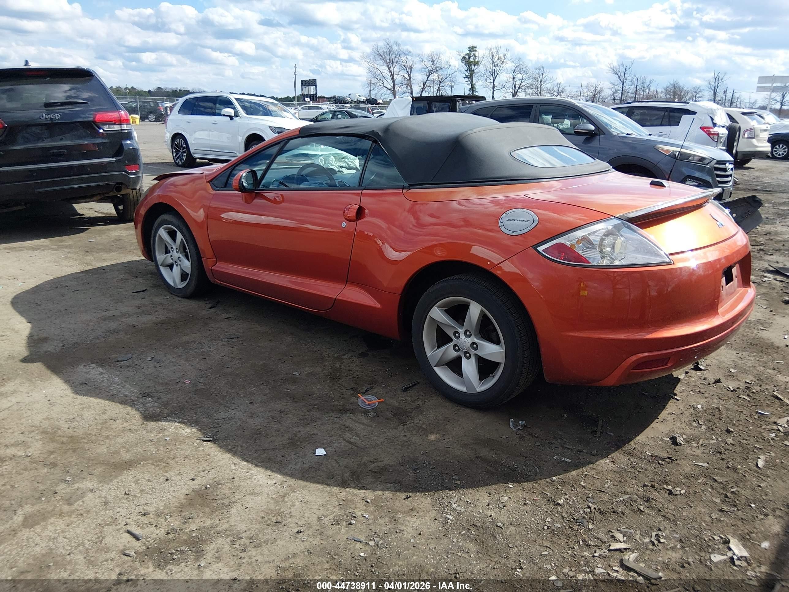 2009 Mitsubishi Eclipse Spyder Gs Orange vin: 4A3AL25FX9E042659