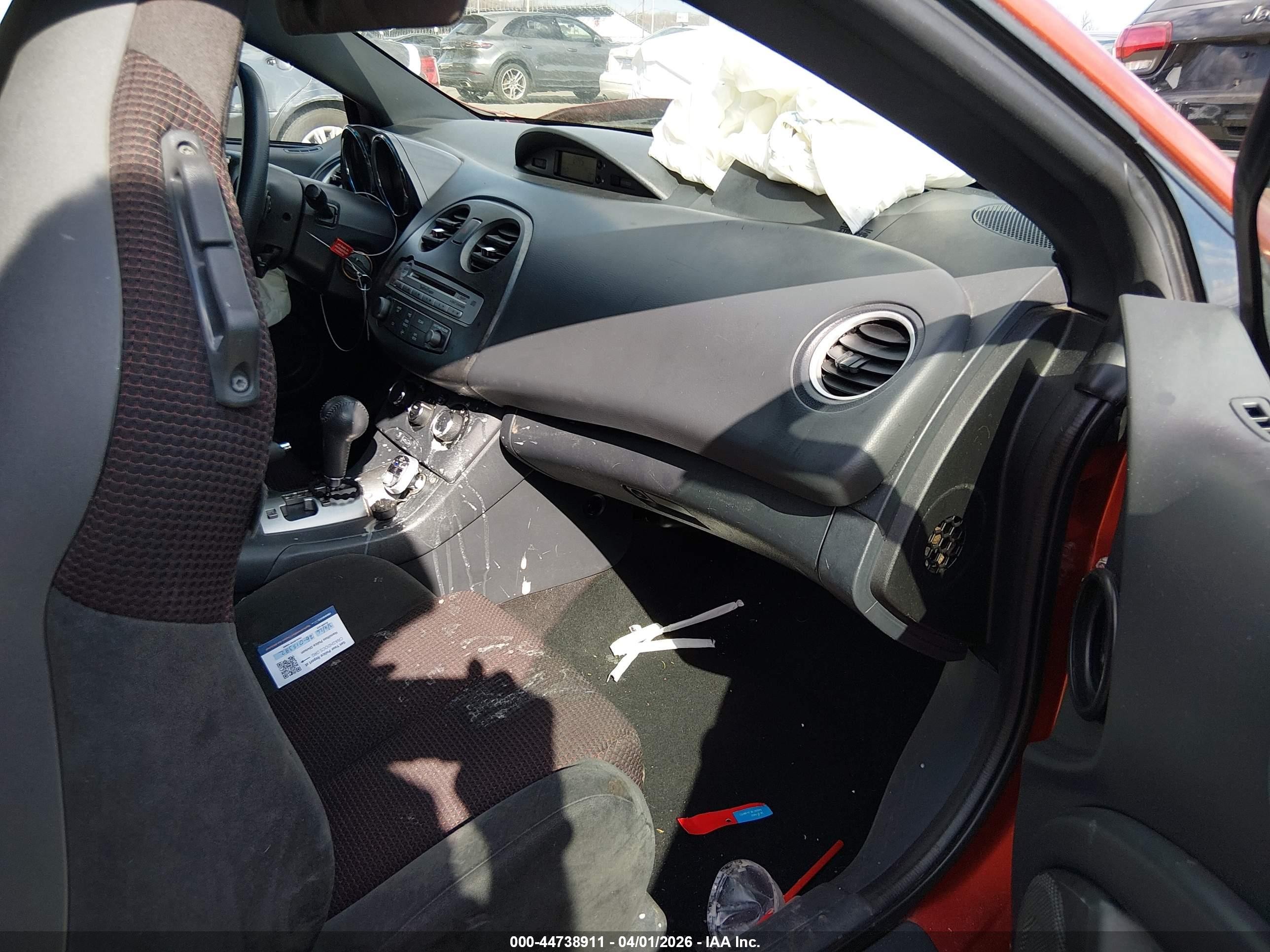 2009 Mitsubishi Eclipse Spyder Gs Orange vin: 4A3AL25FX9E042659