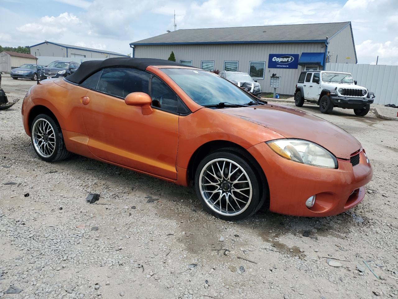 2007 Mitsubishi Eclipse Spyder Gt Orange vin: 4A3AL35T07E001370