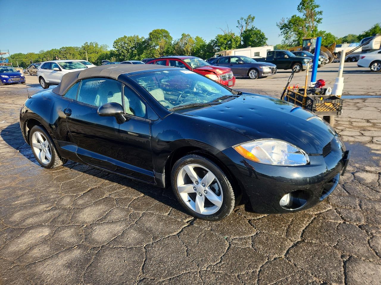 2007 Mitsubishi Eclipse Spyder Gt Black vin: 4A3AL35T27E064700