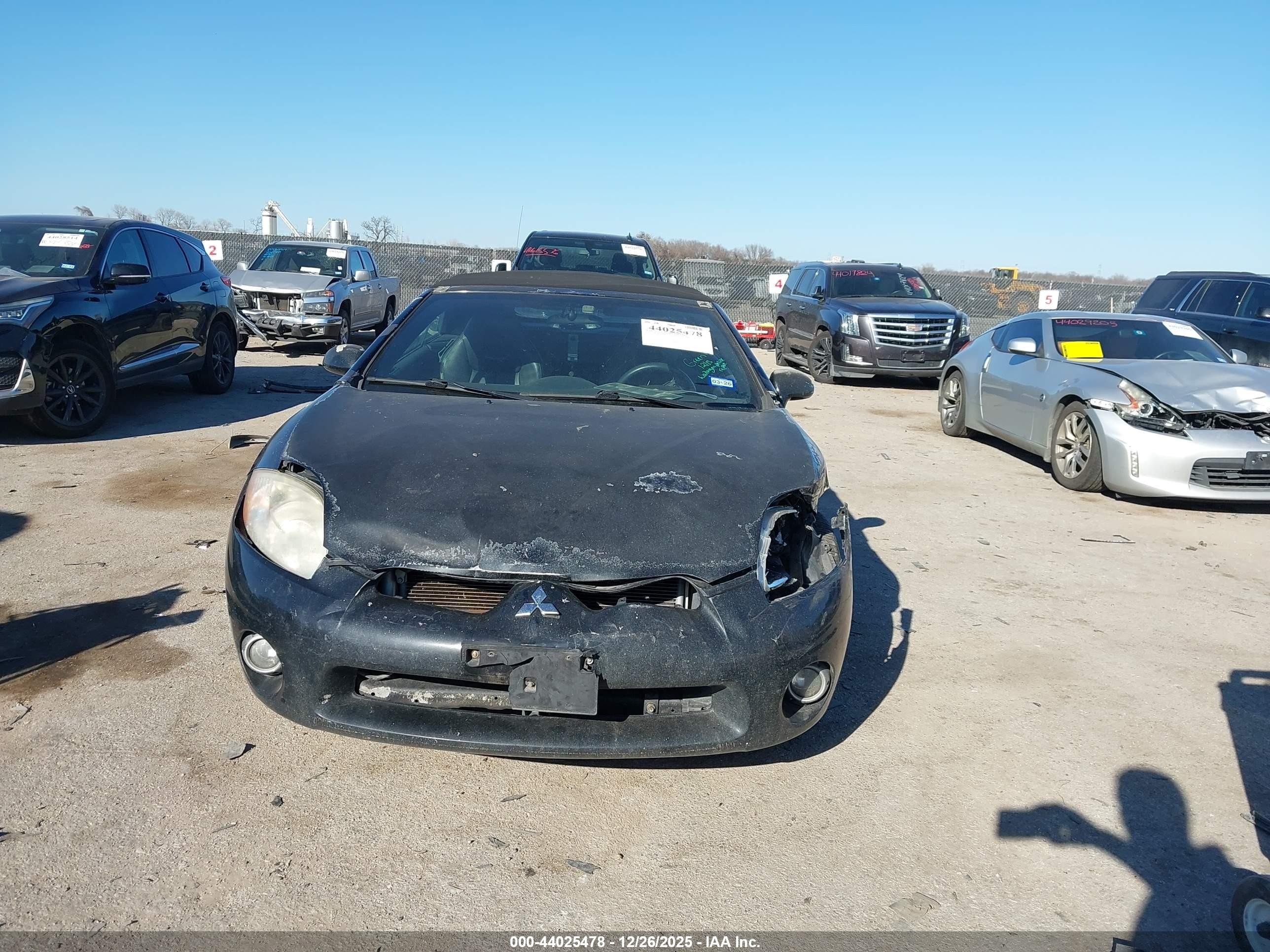 2008 Mitsubishi Eclipse Spyder Gt Черный vin: 4A3AL35T28E028751
