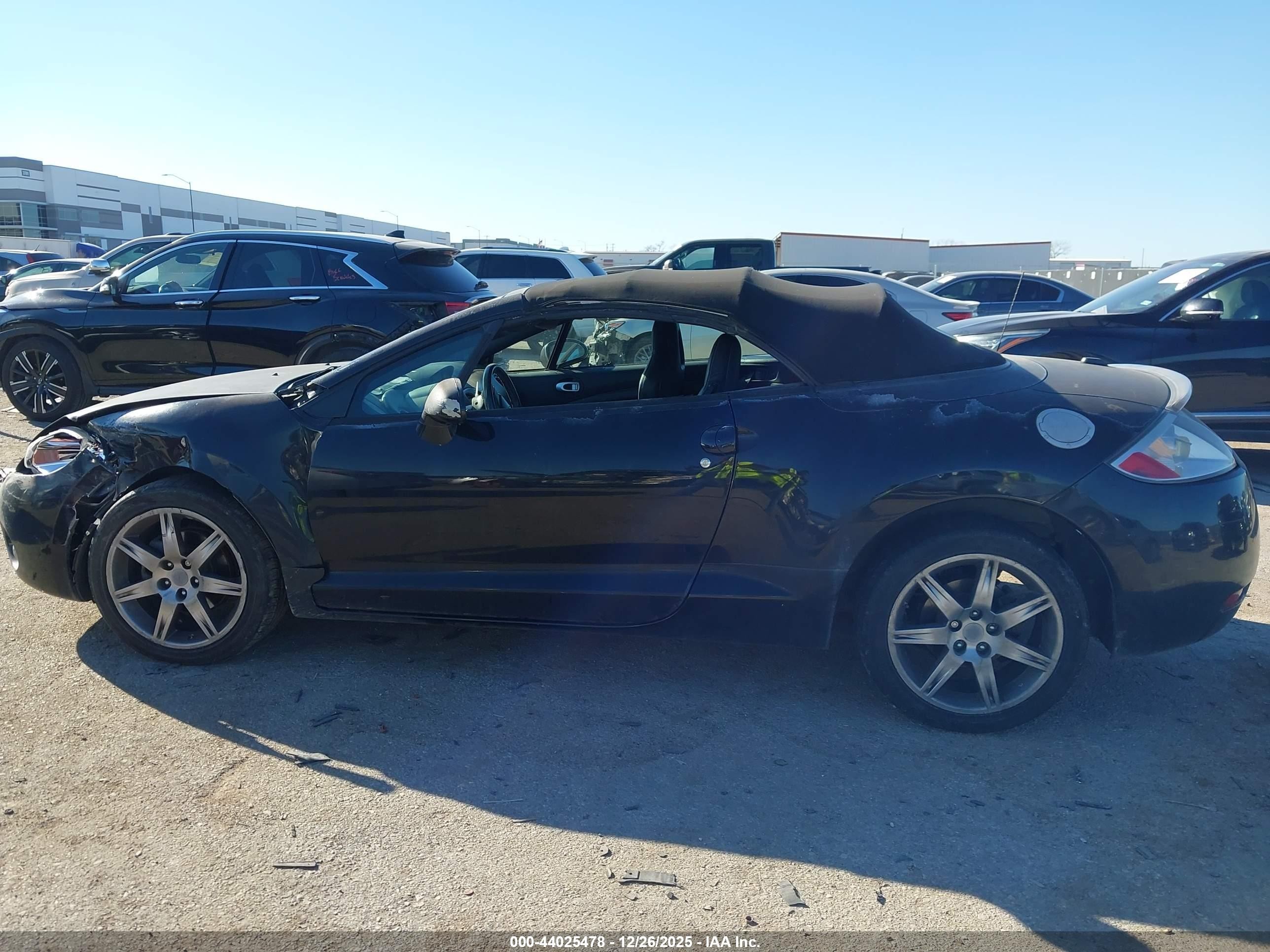 2008 Mitsubishi Eclipse Spyder Gt Черный vin: 4A3AL35T28E028751