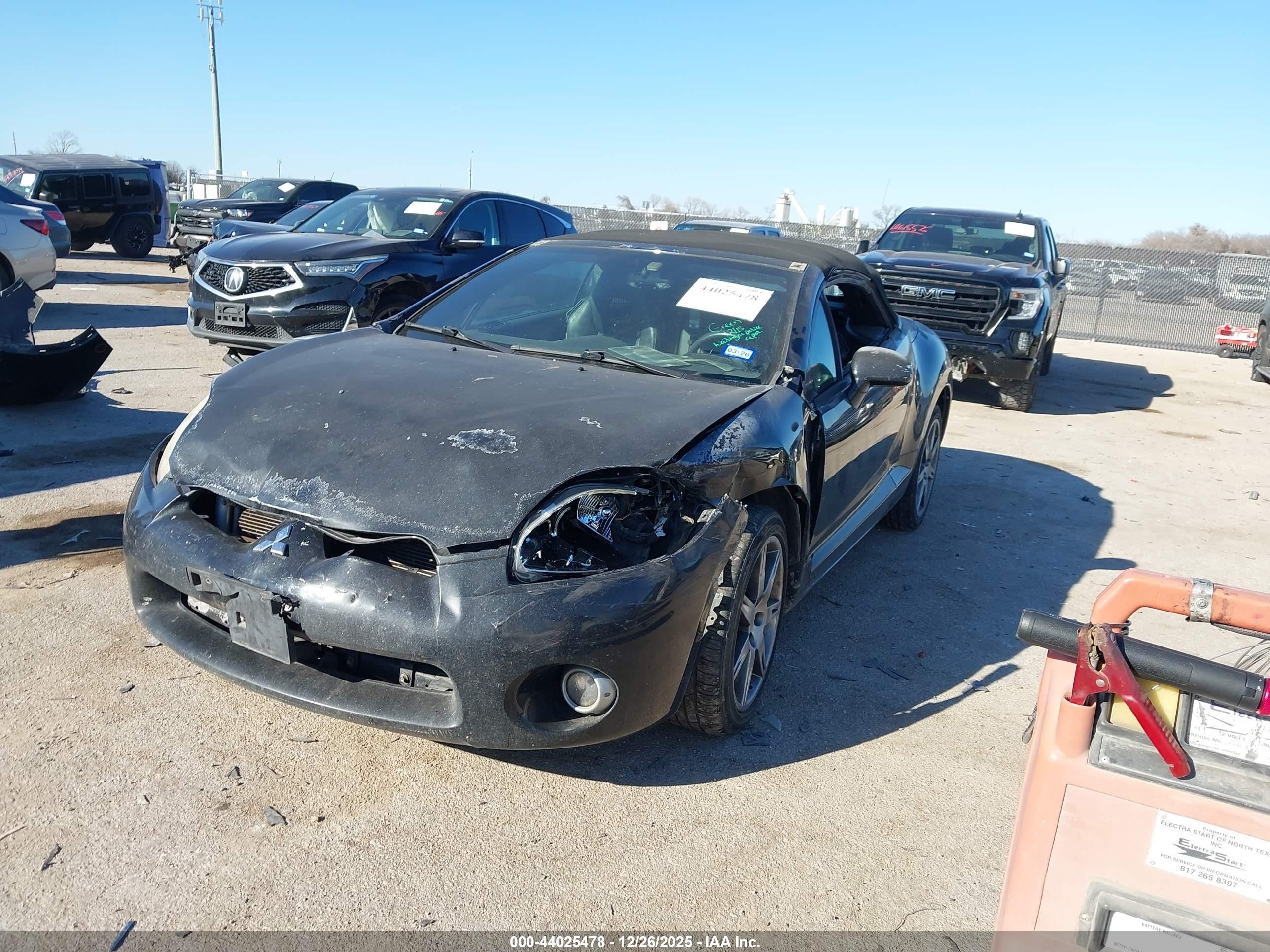 2008 Mitsubishi Eclipse Spyder Gt Черный vin: 4A3AL35T28E028751
