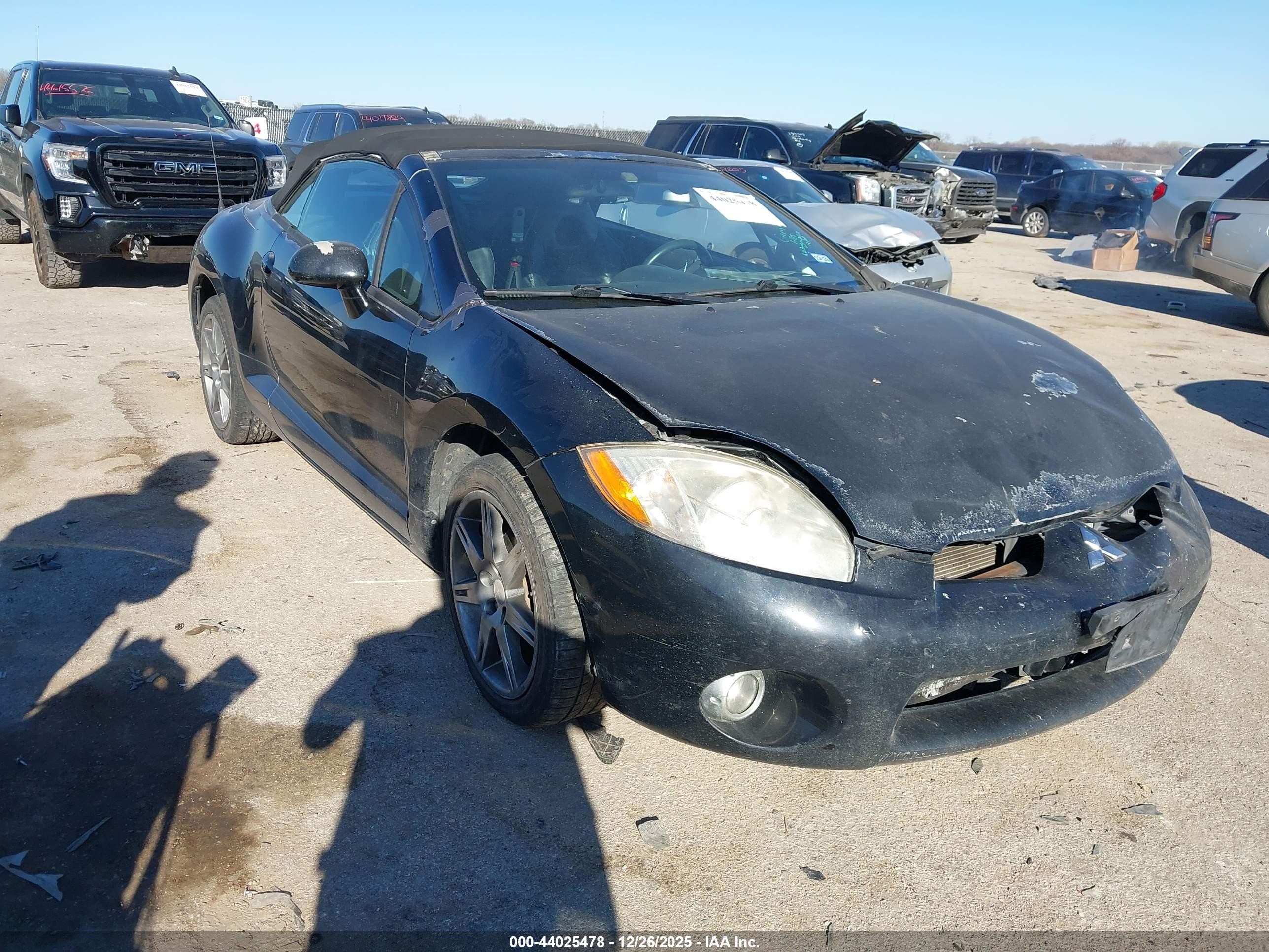 2008 Mitsubishi Eclipse Spyder Gt Black vin: 4A3AL35T28E028751