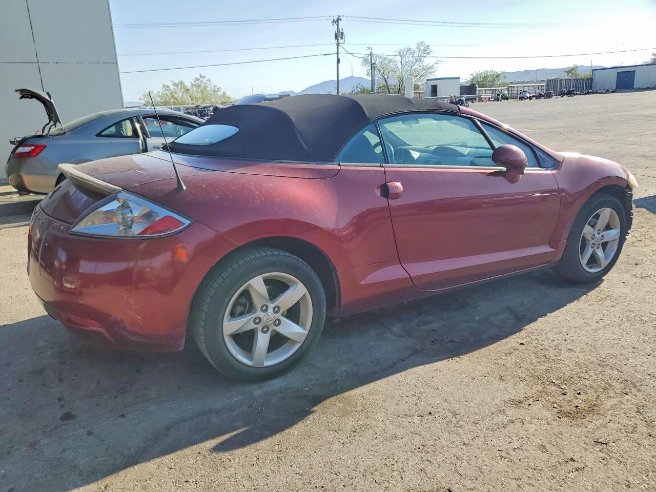 2007 Mitsubishi Eclipse Spyder Gt Maroon vin: 4A3AL35T47E033528