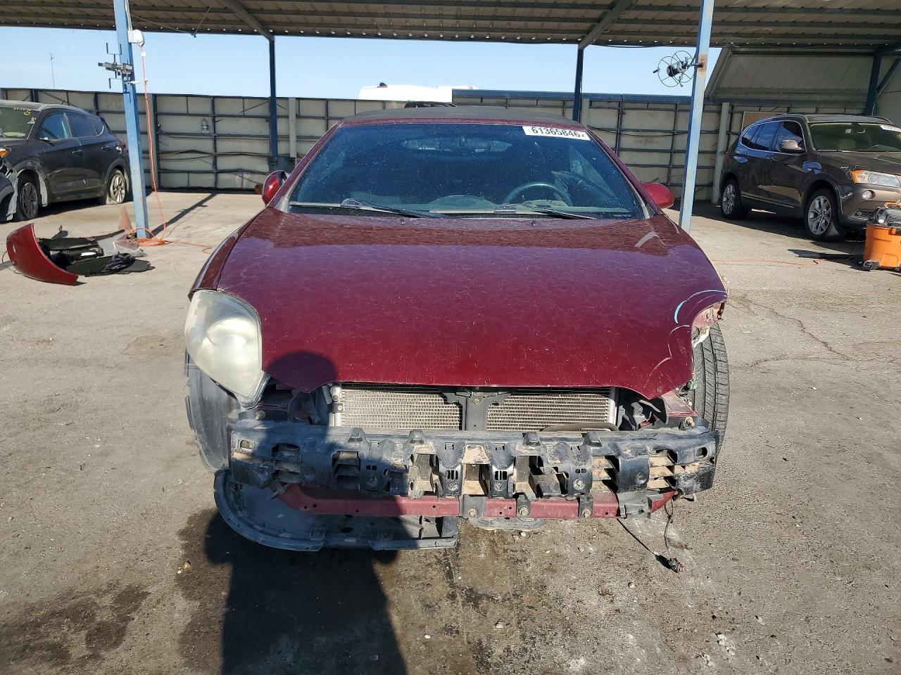 2007 Mitsubishi Eclipse Spyder Gt Maroon vin: 4A3AL35T47E033528