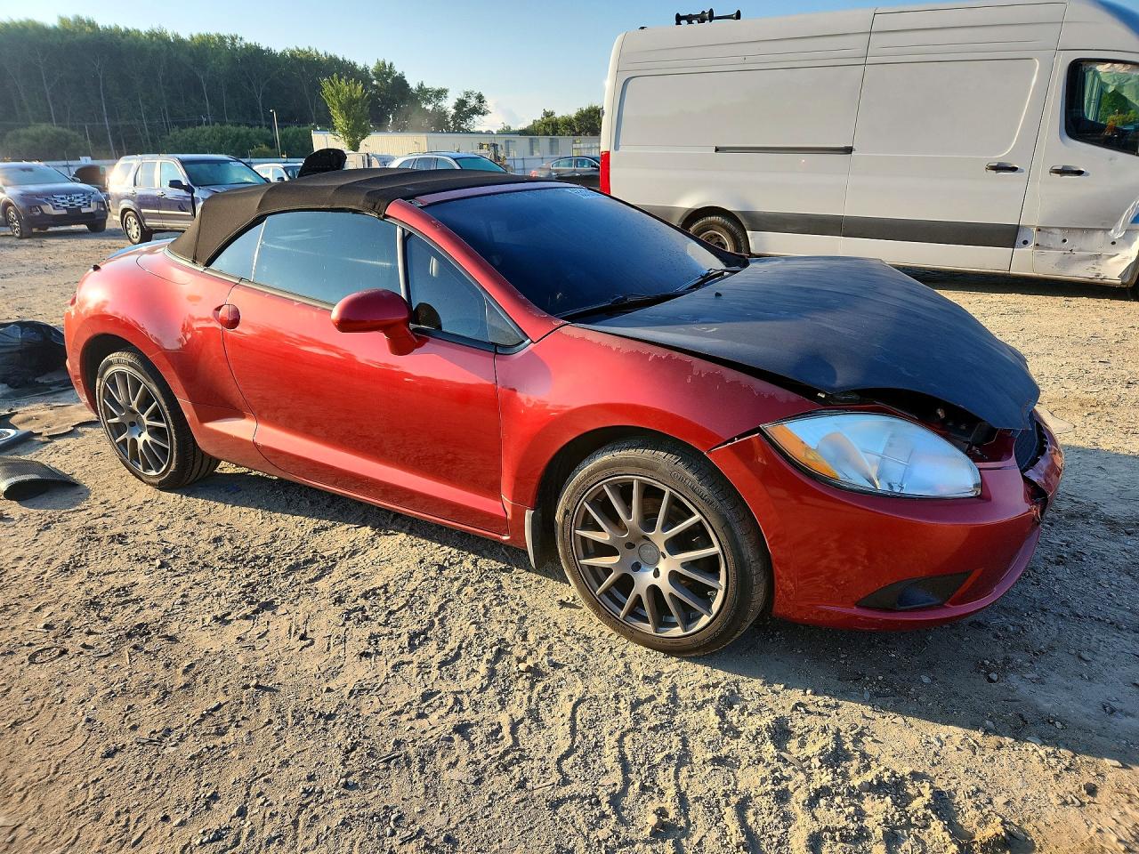 2009 Mitsubishi Eclipse Spyder Gt Red vin: 4A3AL35T59E000377