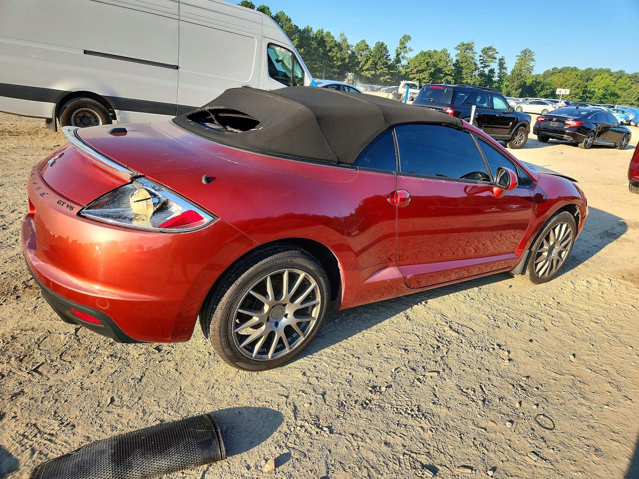 2009 Mitsubishi Eclipse Spyder Gt Red vin: 4A3AL35T59E000377