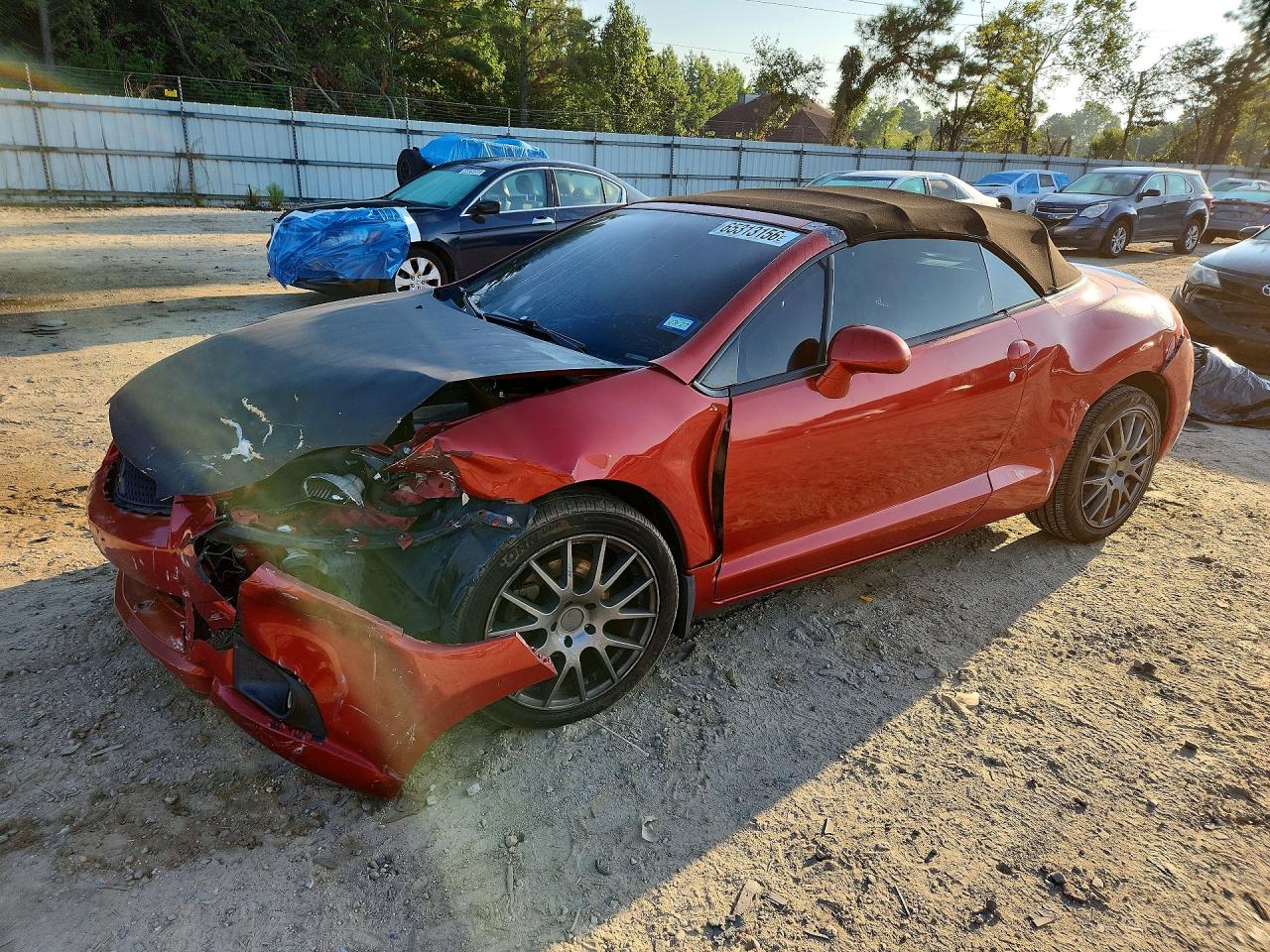 2009 Mitsubishi Eclipse Spyder Gt Красный vin: 4A3AL35T59E000377