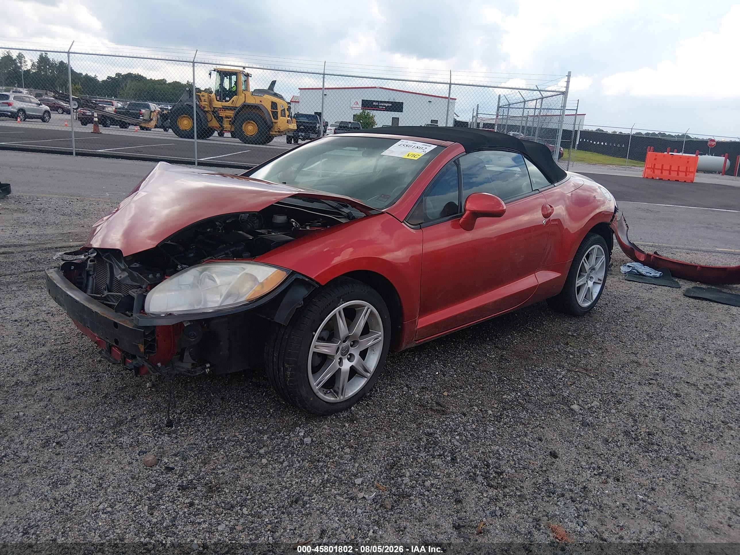 2008 Mitsubishi Eclipse Spyder Gt Red vin: 4A3AL35T68E002766