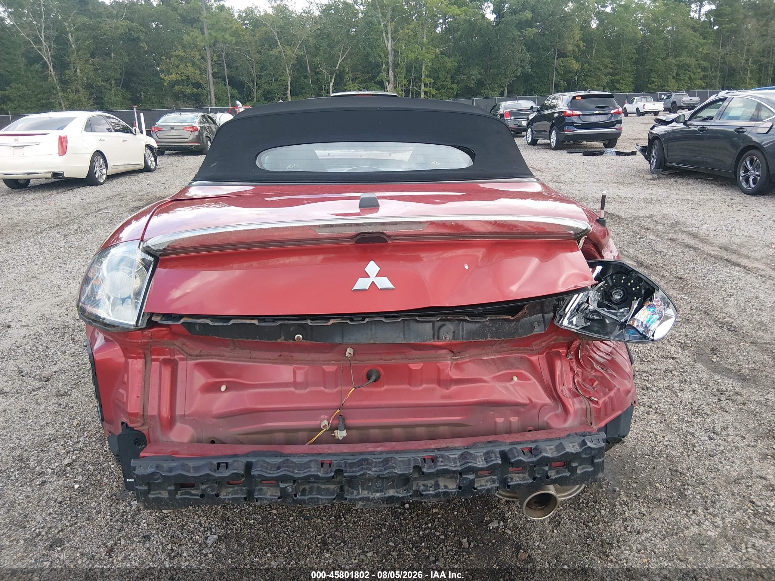2008 Mitsubishi Eclipse Spyder Gt Red vin: 4A3AL35T68E002766