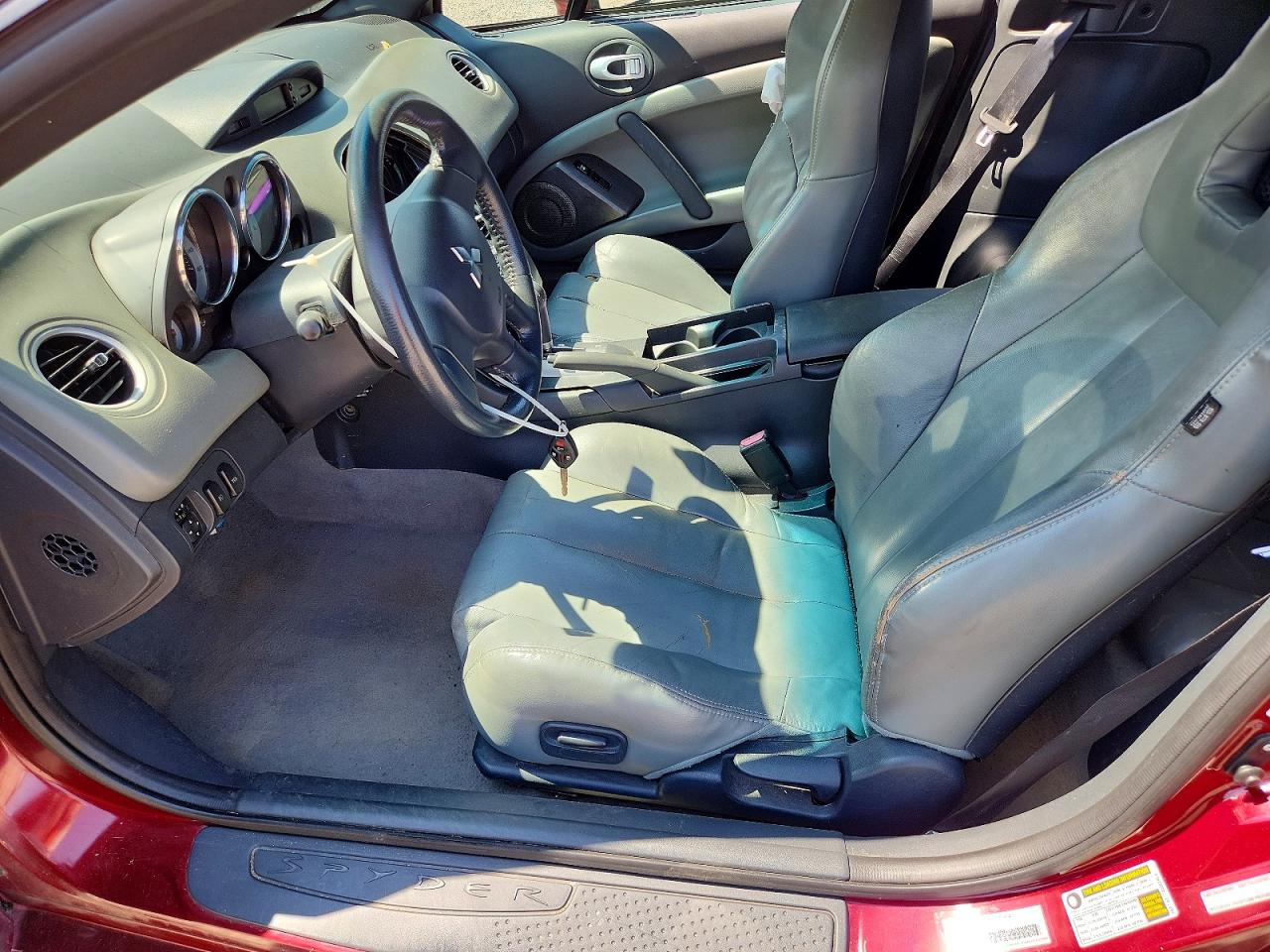 2007 Mitsubishi Eclipse Spyder Gt Burgundy vin: 4A3AL35T87E044306