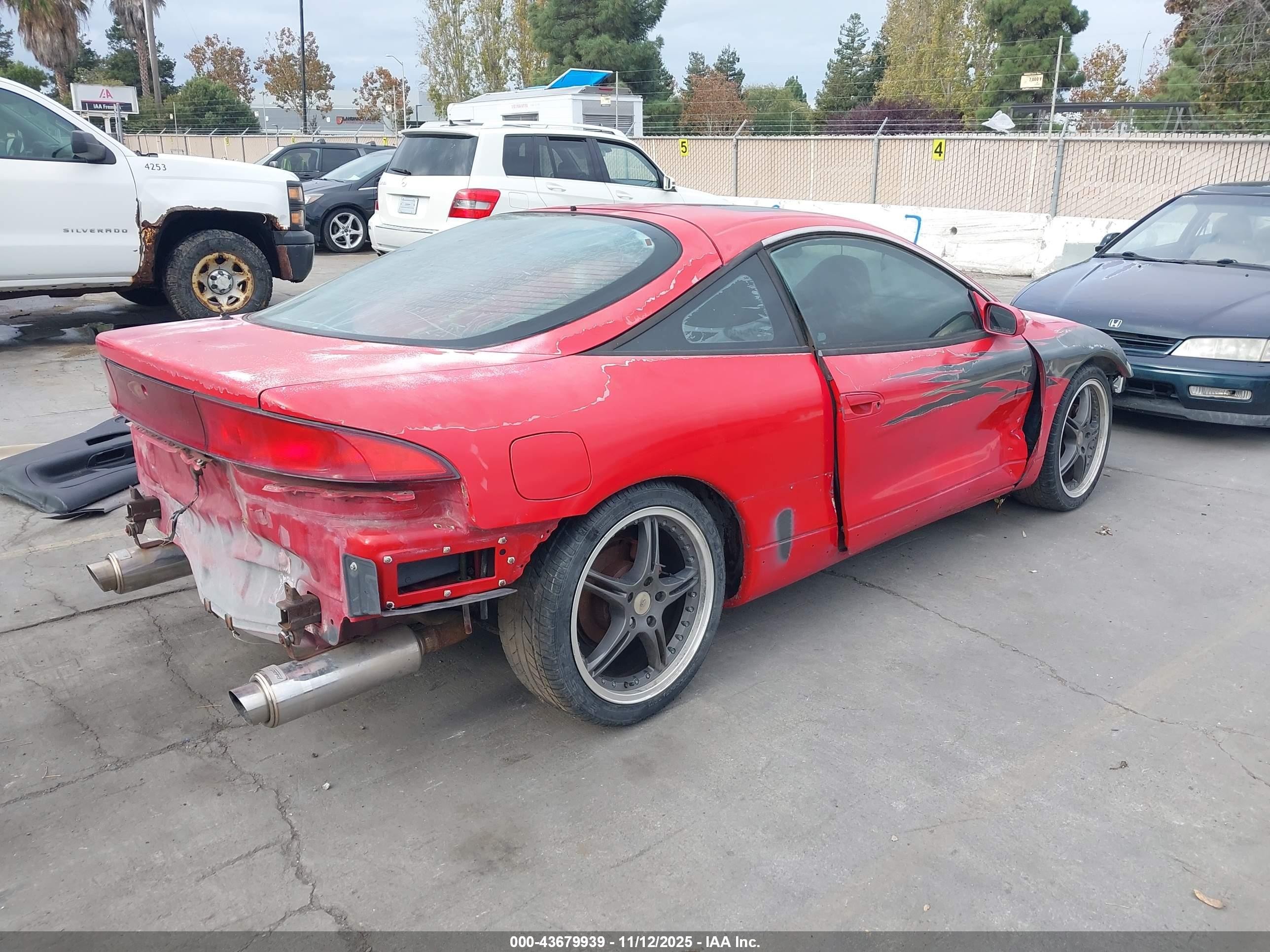 1997 Mitsubishi Eclipse Gsx Red vin: 4A3AL54F1VE018201