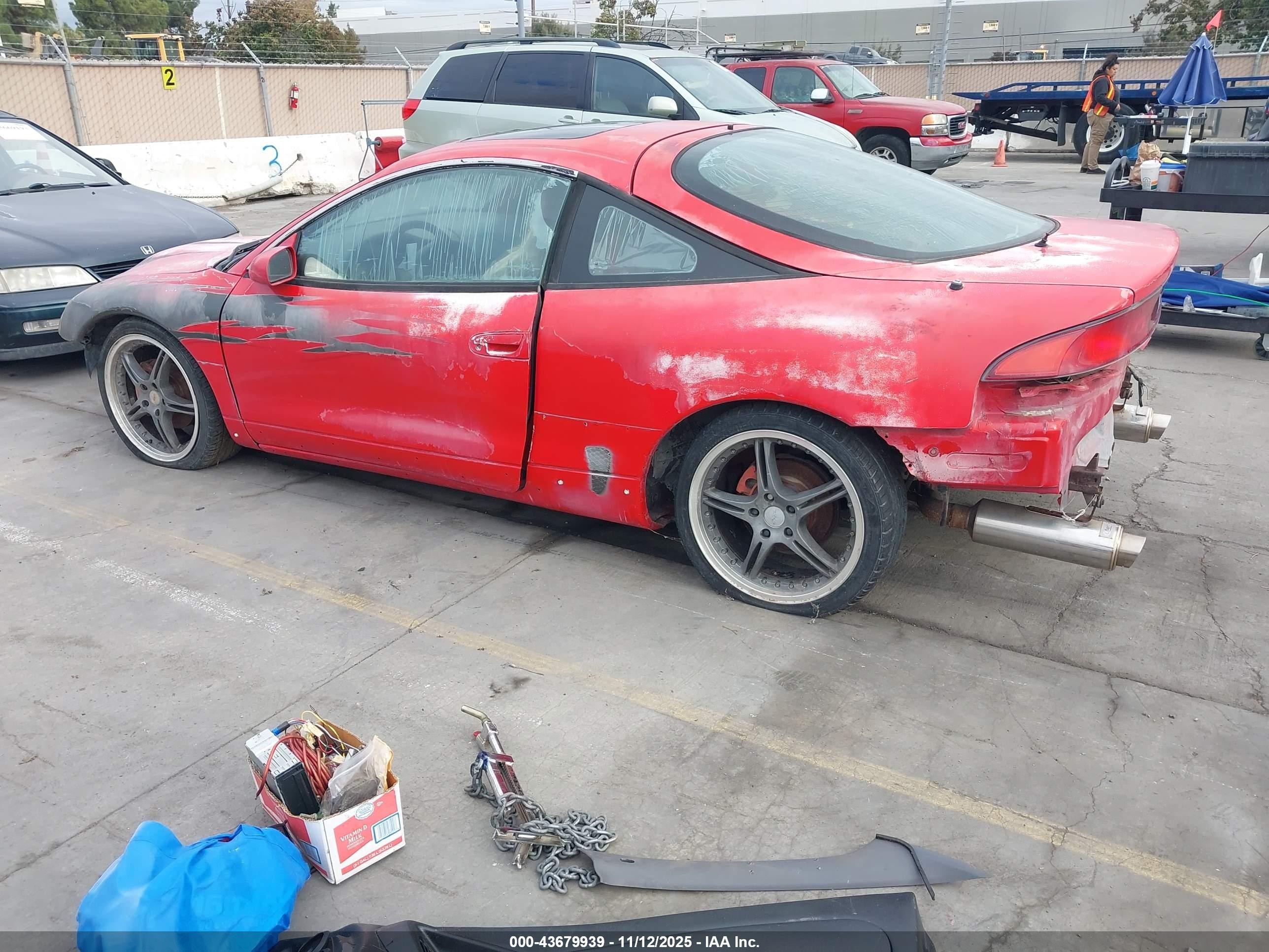 1997 Mitsubishi Eclipse Gsx Red vin: 4A3AL54F1VE018201