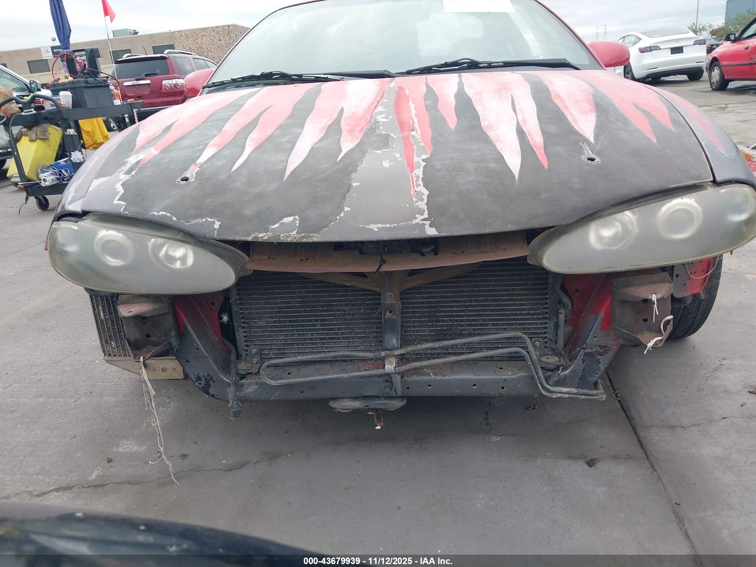 1997 Mitsubishi Eclipse Gsx Red vin: 4A3AL54F1VE018201