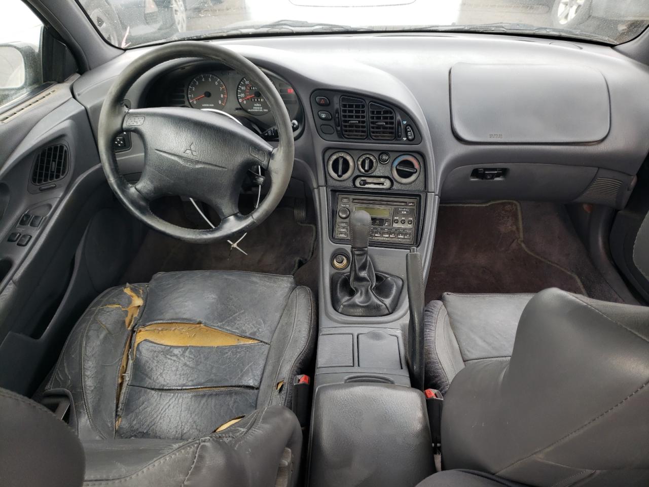1997 Mitsubishi Eclipse Gsx Black vin: 4A3AL54F8VE141624