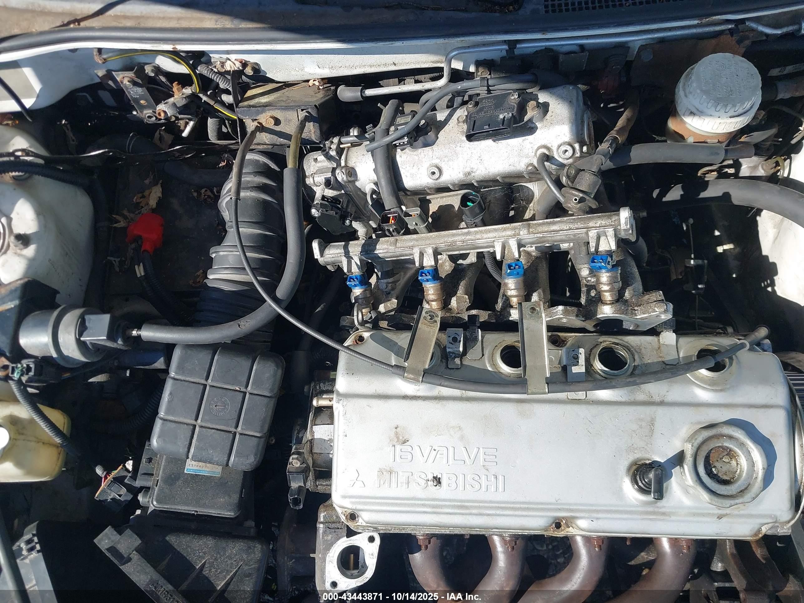 1998 Mitsubishi Eclipse Spyder Gs White vin: 4A3AX35G2WE108958