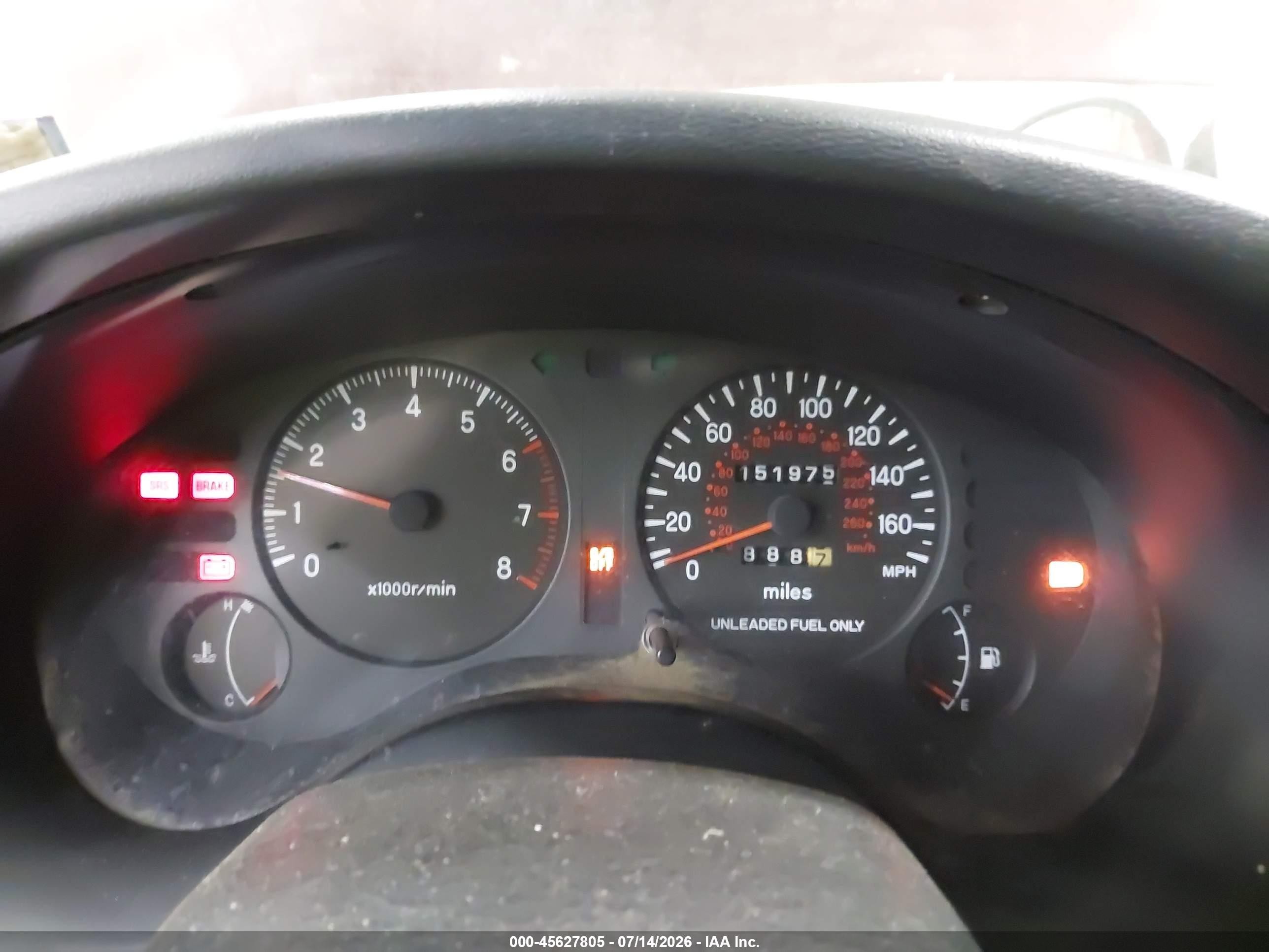 1998 Mitsubishi Eclipse Spyder Gs Burgundy vin: 4A3AX35G3WE058099