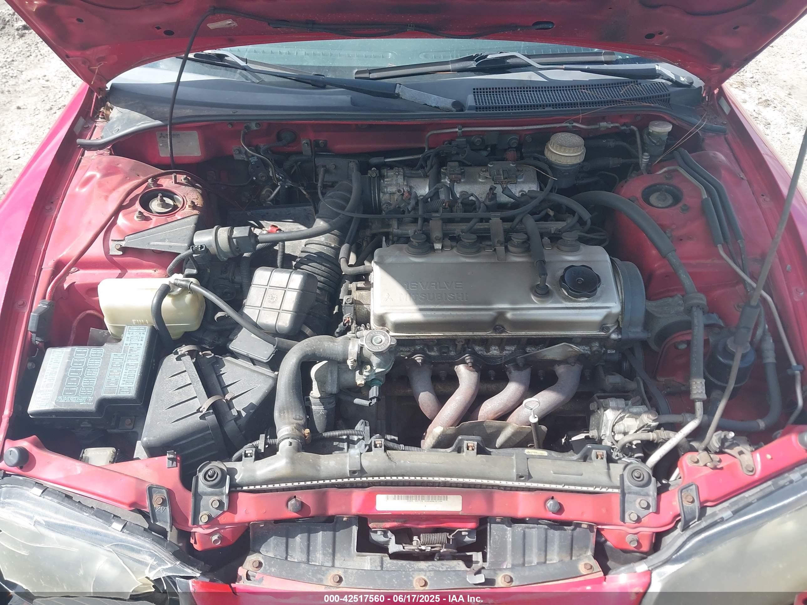 1999 Mitsubishi Eclipse Spyder Gs Red vin: 4A3AX35G4XE019197