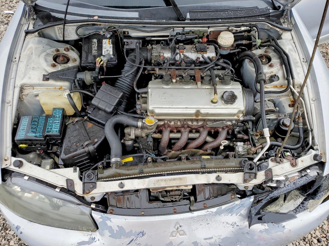 1999 Mitsubishi Eclipse Spyder Gs Серебряный vin: 4A3AX35G7XE015046