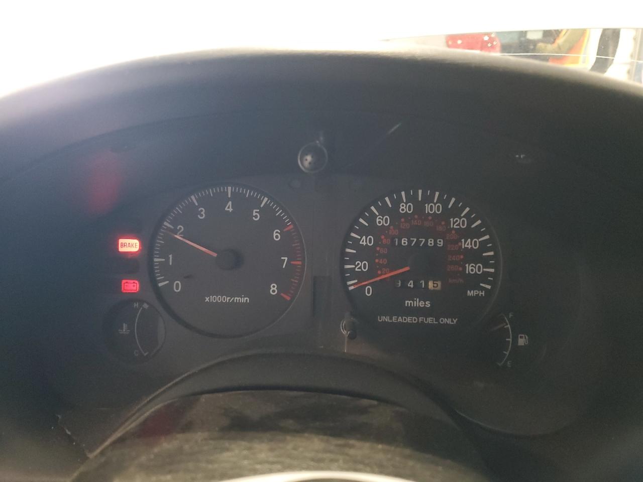1997 Mitsubishi Eclipse Spyder Gs White vin: 4A3AX35G9VE090747