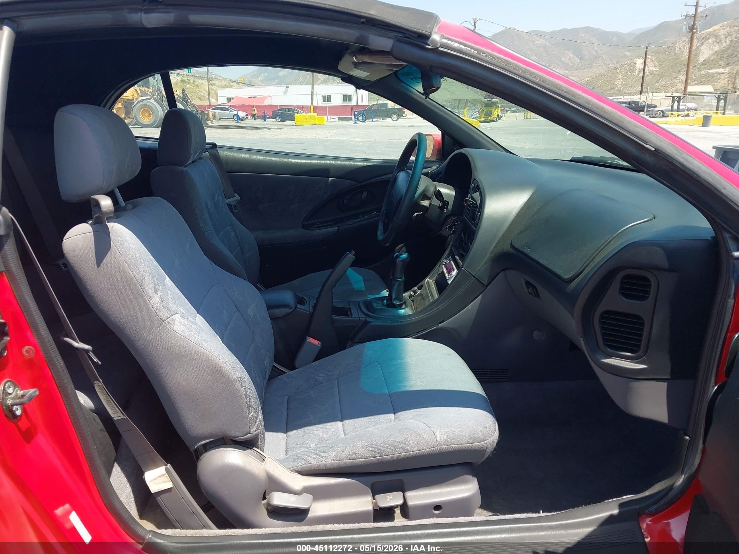 1998 Mitsubishi Eclipse Spyder Gs Red vin: 4A3AX35G9WE003592