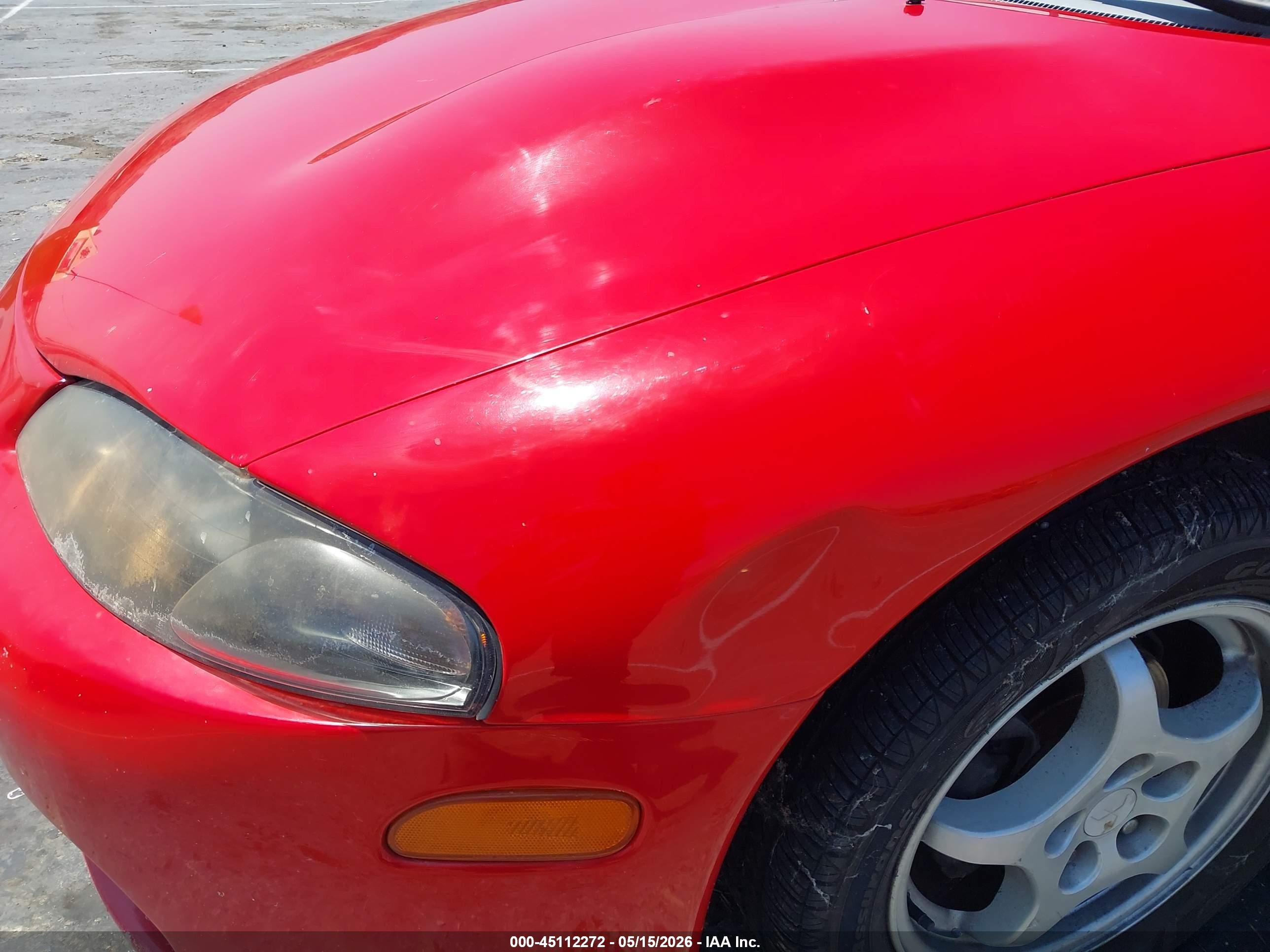 1998 Mitsubishi Eclipse Spyder Gs Red vin: 4A3AX35G9WE003592