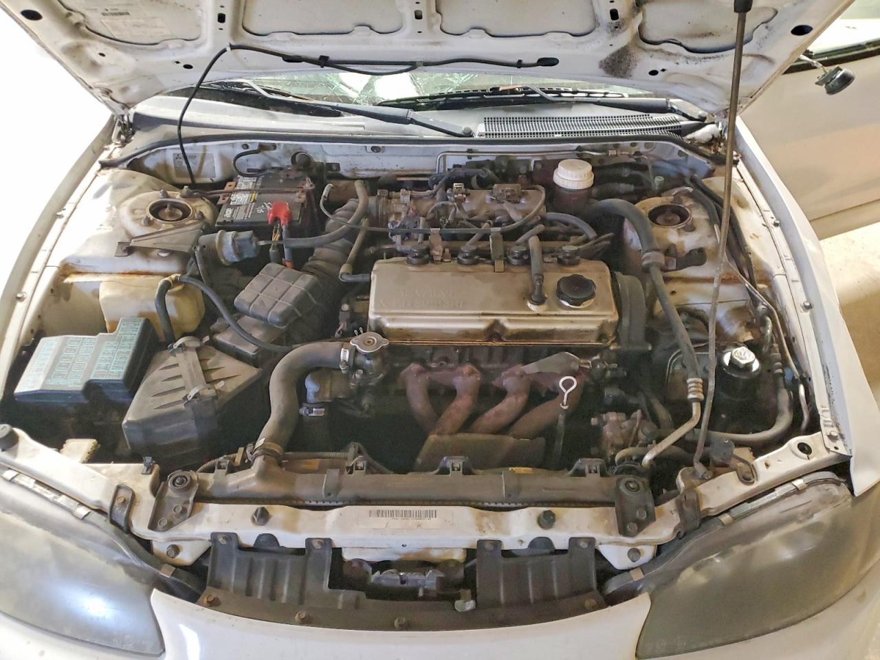 1998 Mitsubishi Eclipse Spyder Gs White vin: 4A3AX35GXWE103796