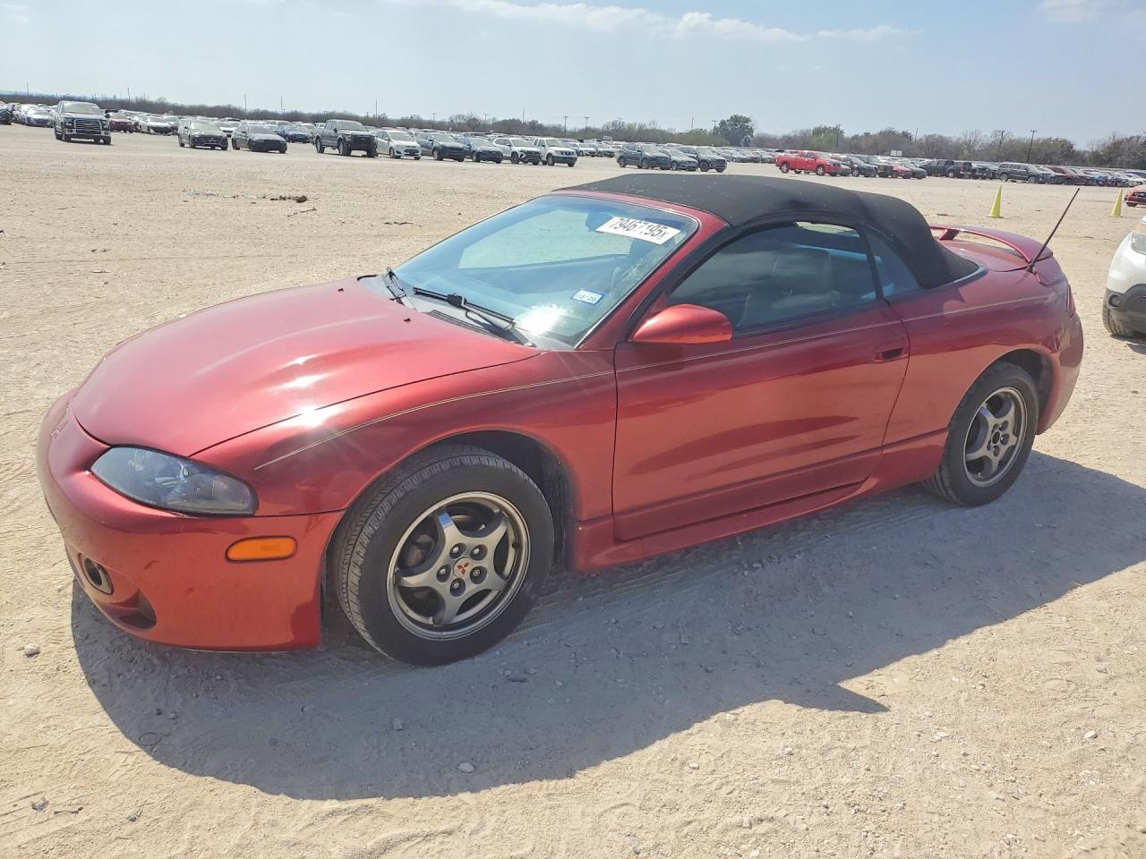 1998 Mitsubishi Eclipse Spyder Gst Red vin: 4A3AX55F6WE067382