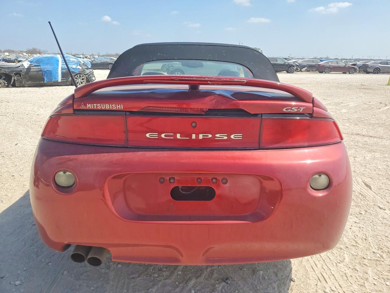 1998 Mitsubishi Eclipse Spyder Gst Red vin: 4A3AX55F6WE067382