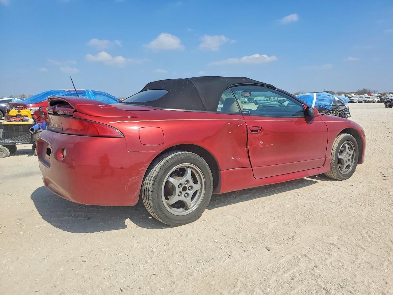 1998 Mitsubishi Eclipse Spyder Gst Red vin: 4A3AX55F6WE067382