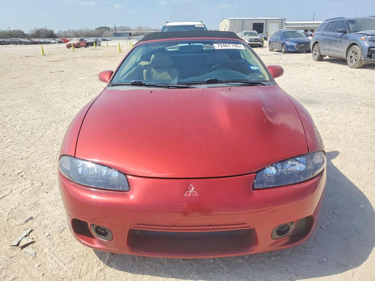 1998 Mitsubishi Eclipse Spyder Gst Red vin: 4A3AX55F6WE067382