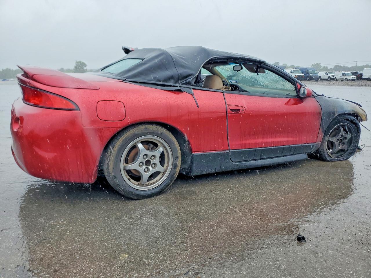 1999 Mitsubishi Eclipse Spyder Gst Red vin: 4A3AX55F7XE063794