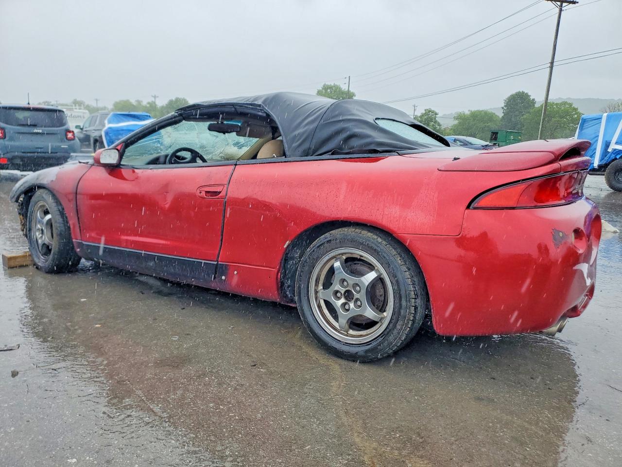 1999 Mitsubishi Eclipse Spyder Gst Red vin: 4A3AX55F7XE063794