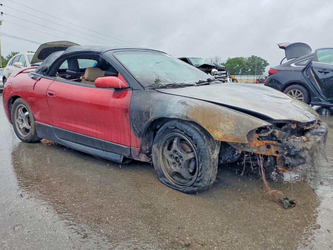 1999 Mitsubishi Eclipse Spyder Gst Red vin: 4A3AX55F7XE063794